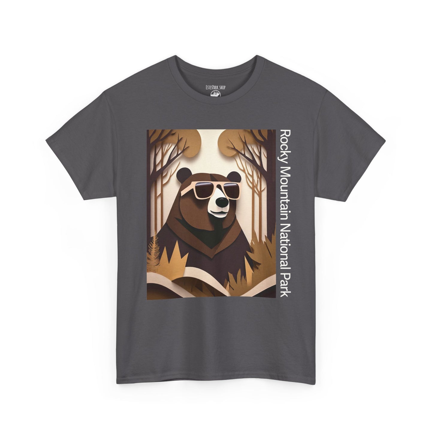 Chillin' Black Bear | Layered Paper | RMNP | Adult Cotton Tee