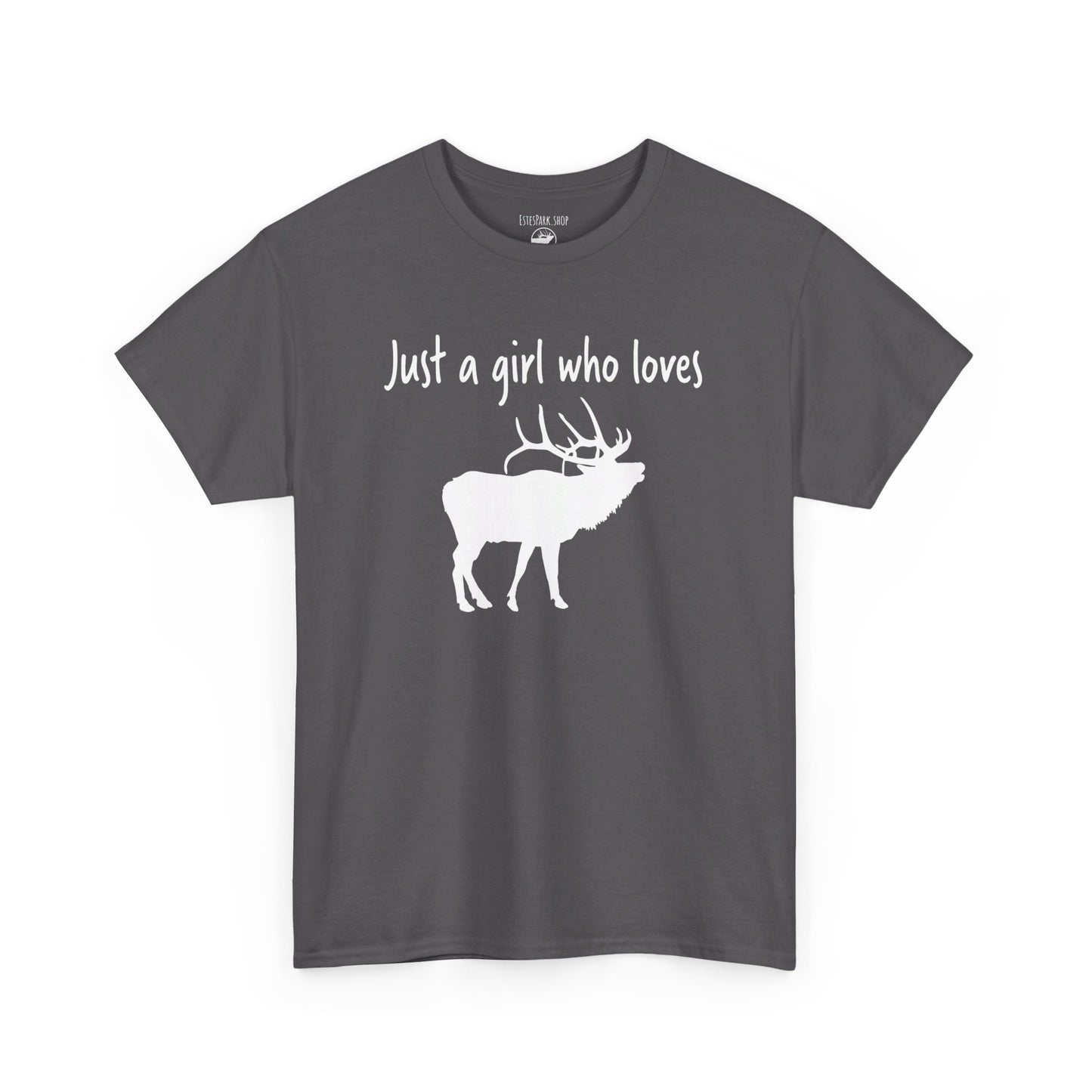 Just a Girl Who Loves Elk | RMNP | Adult Cotton Tee
