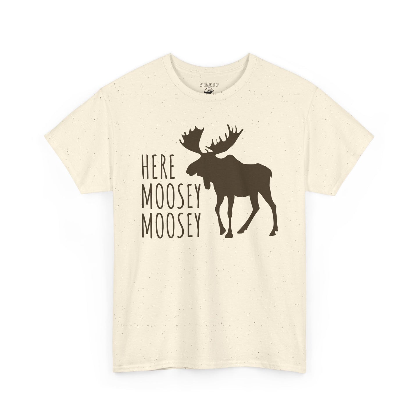 Here Moosey Moosey | Silhouette | Adult Cotton Tee