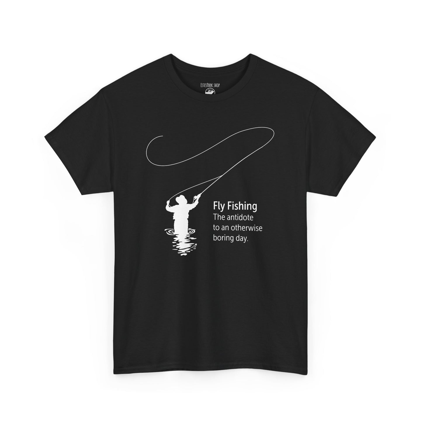 Fly Fishing: The Antidote to a Boring Day | RMNP | Adult Cotton Tee