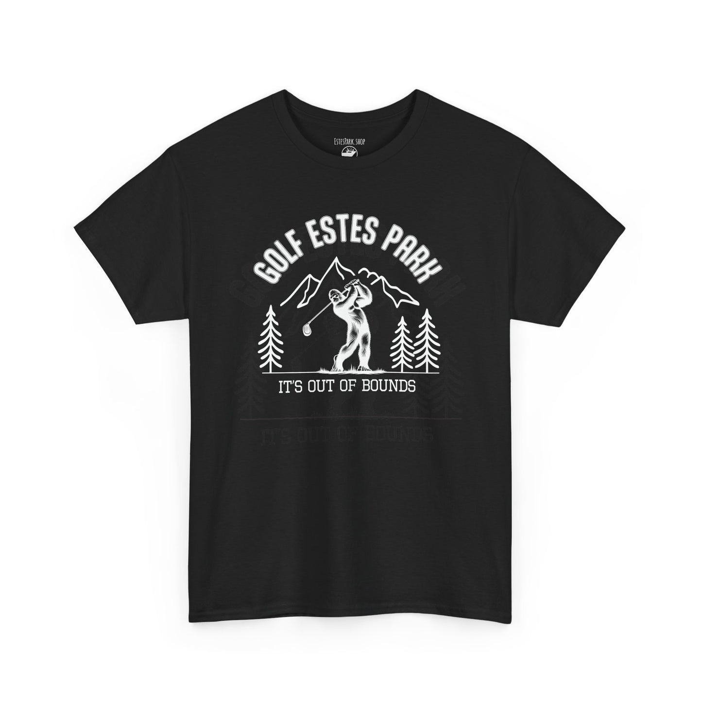 Golf Estes Park | Bigfoot | RMNP | Adult Cotton Tee
