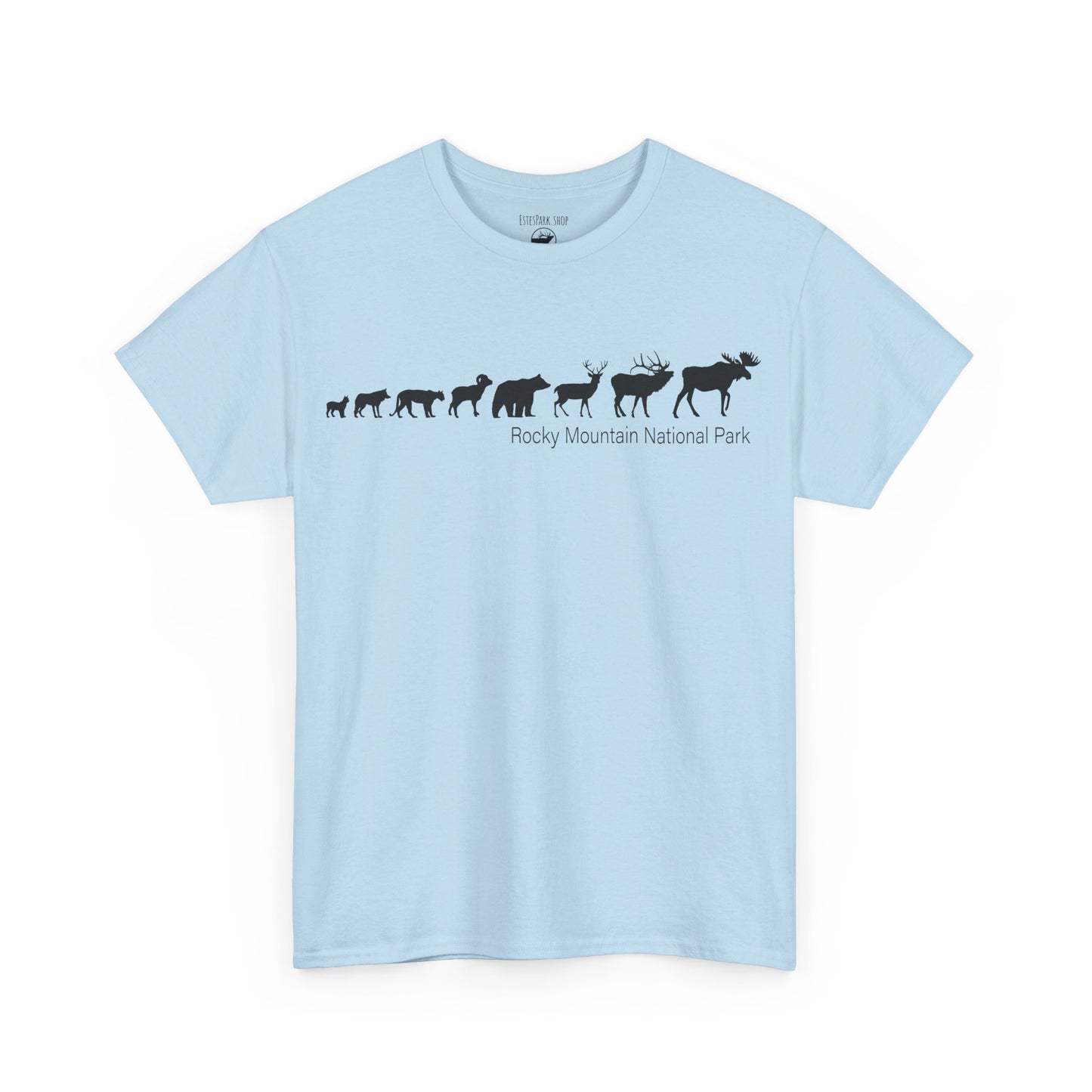Forest Mammal Lineup | RMNP | Adult Cotton Tee