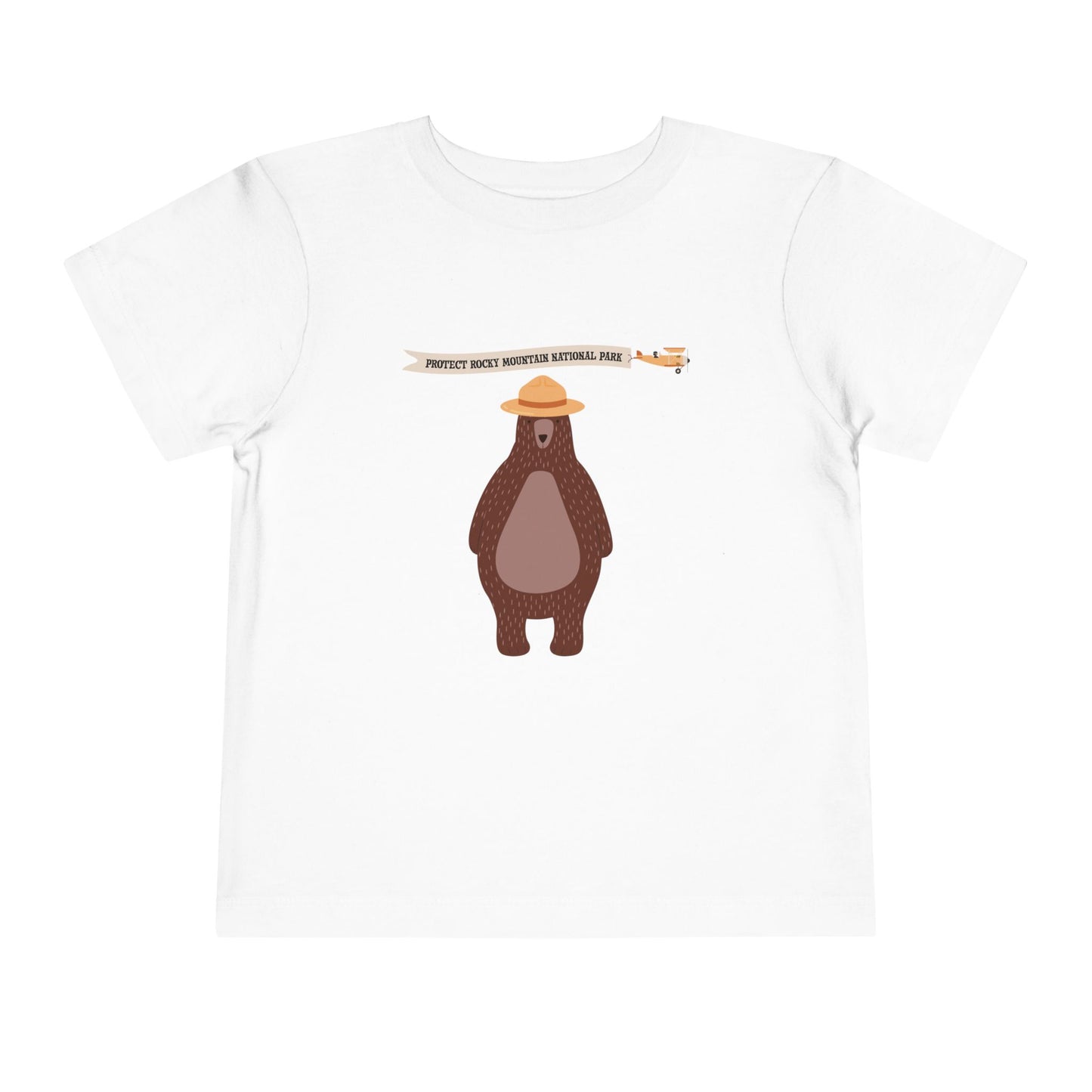 Bear Ranger | Protect Rocky Mountain National Park | RMNP | Cotton Toddler Tshirt