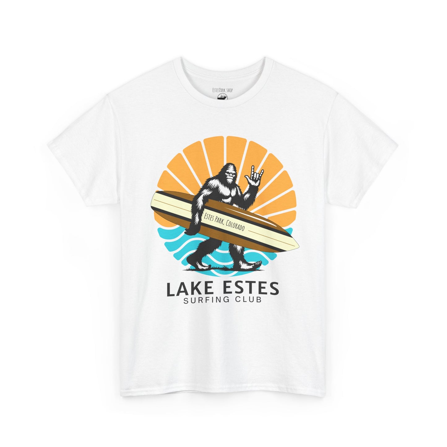 Lake Estes Surfing Club | Bigfoot | Adult Cotton Tee
