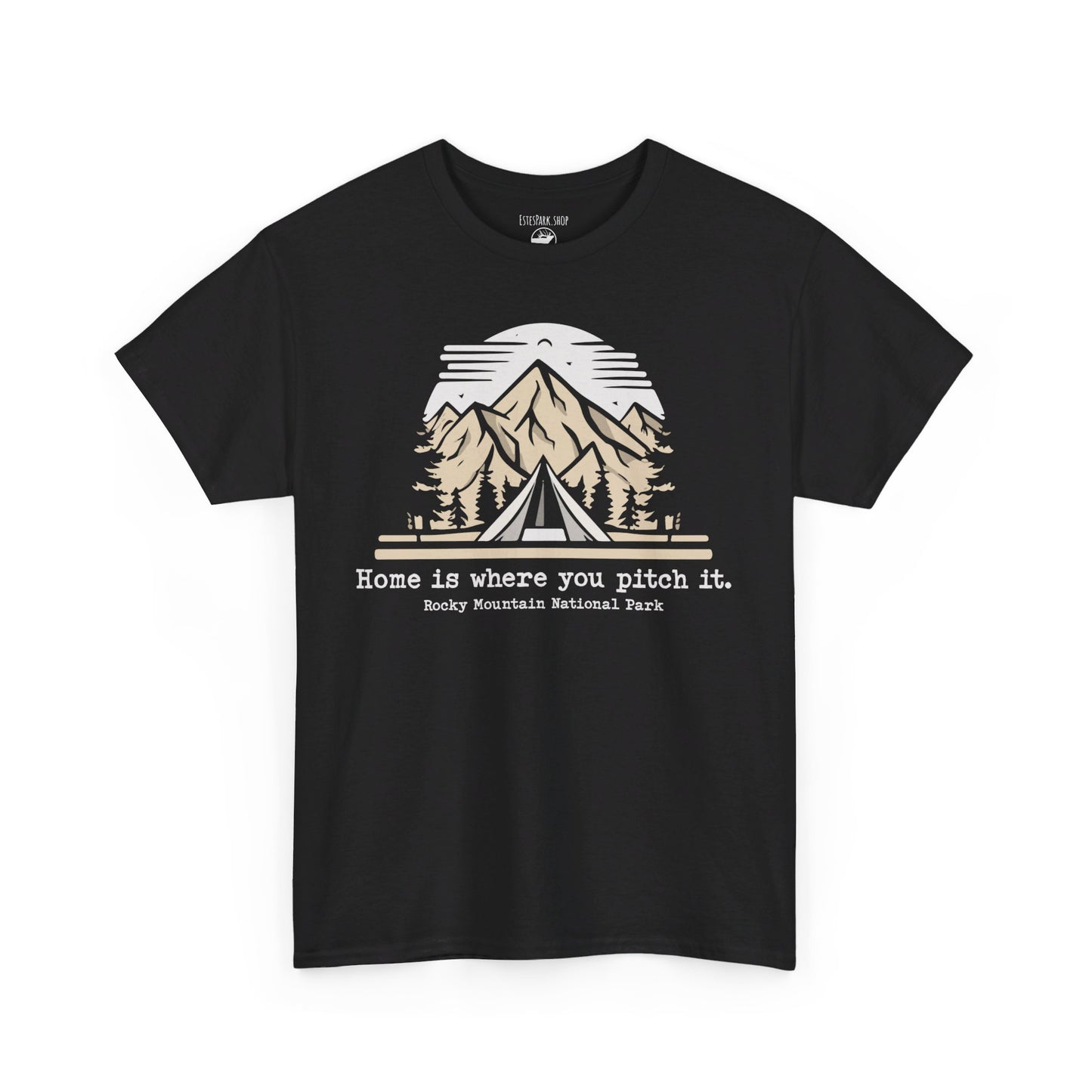 Home Is Where You Pitch It | RMNP | Adult Cotton Tee