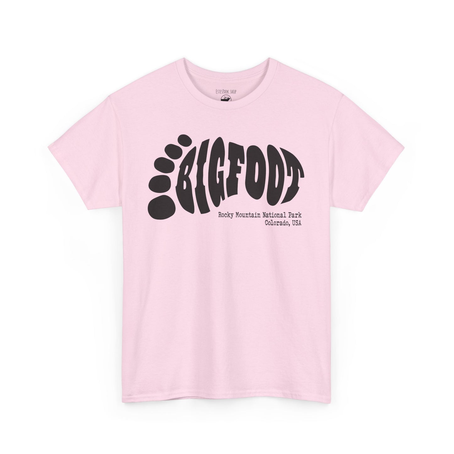 Bigfoot Footprint | RMNP | Adult Cotton Tee