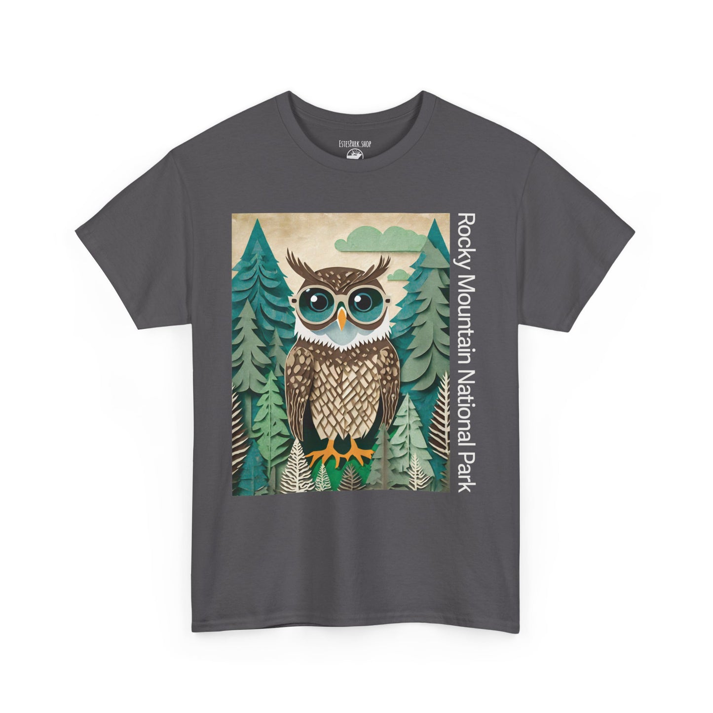The Wise Ol' Owl | Layered Paper | RMNP | Adult Cotton Tee
