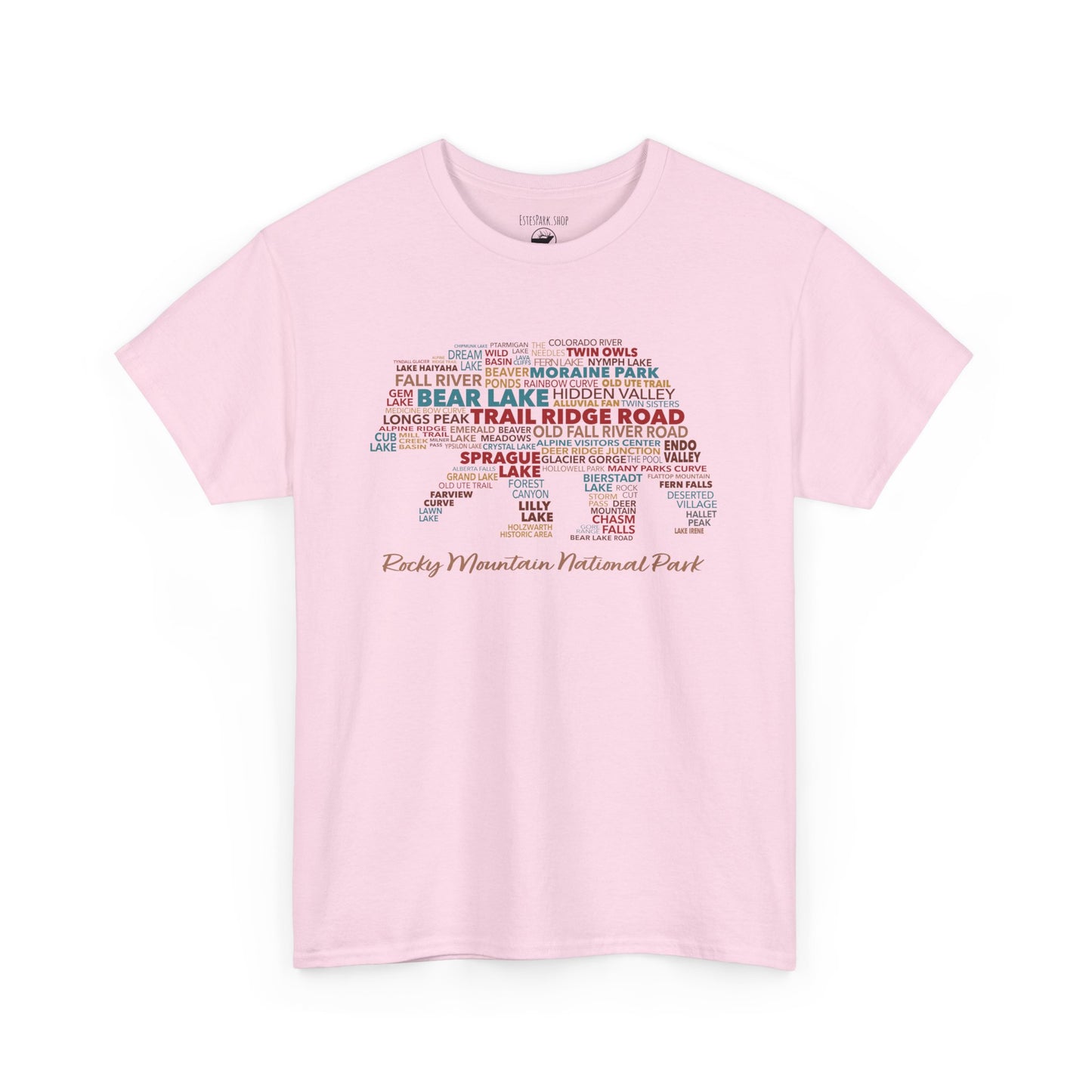 RMNP Place Names Bear | RMNP | Heavy Cotton Tee