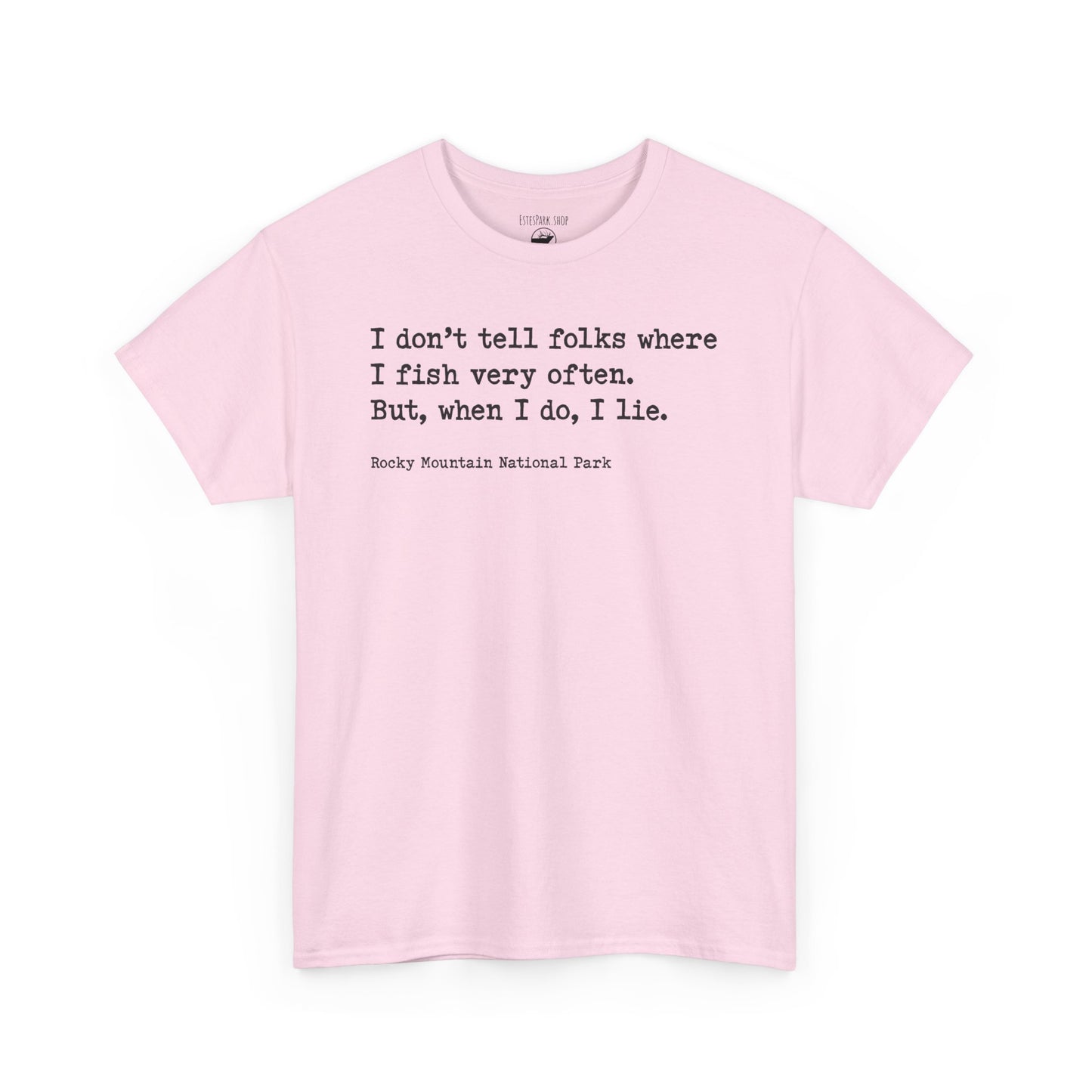 Where I Fish | RMNP | Adult Cotton Tee