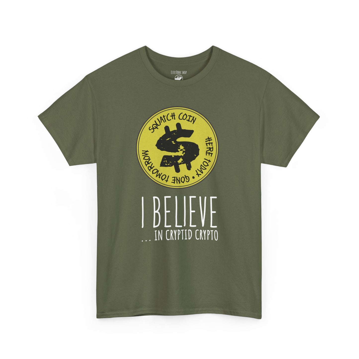 Cryptid Crypto | Bigfoot | Adult Cotton Tee