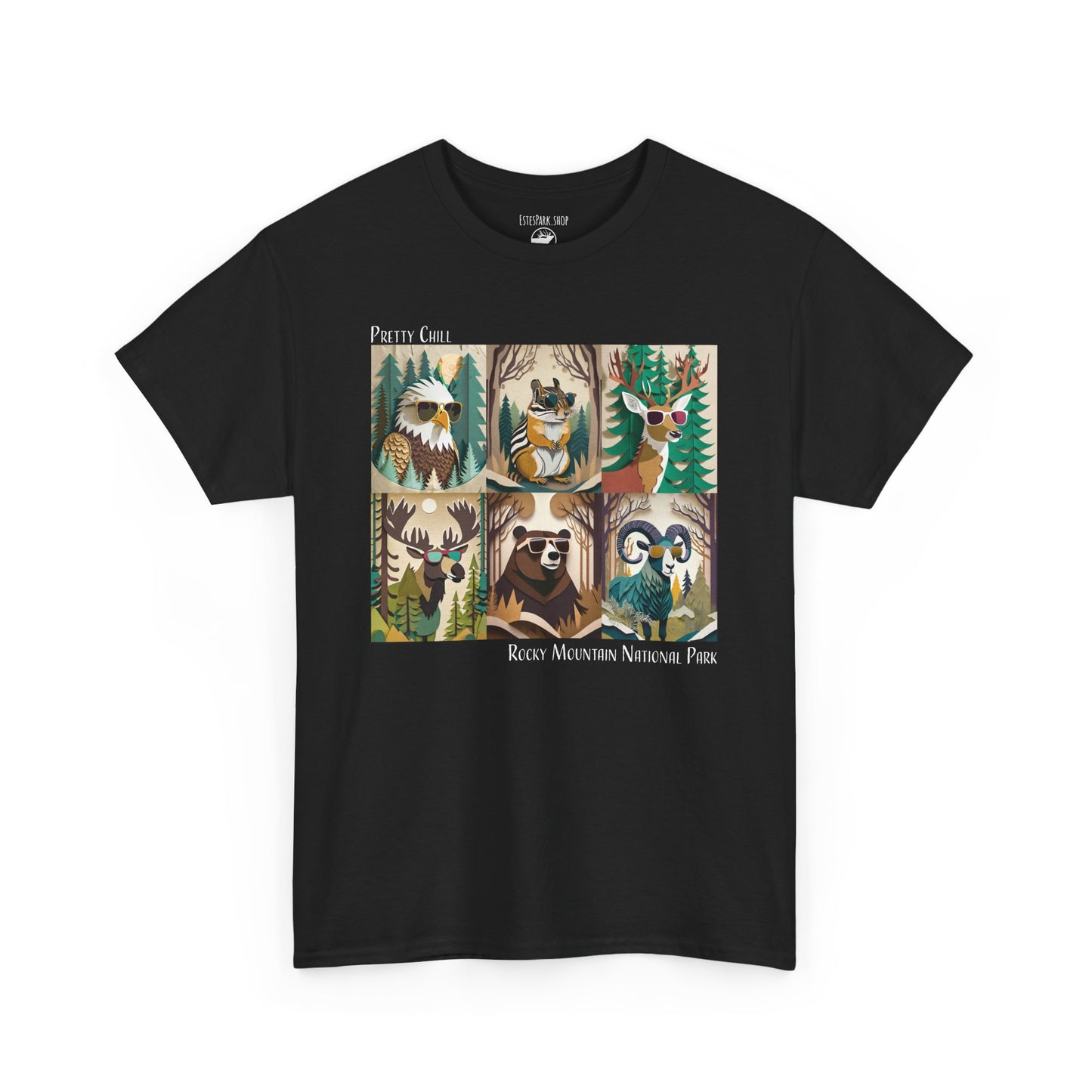 The Super Six | Layered Paper | RMNP | Adult Cotton Tee