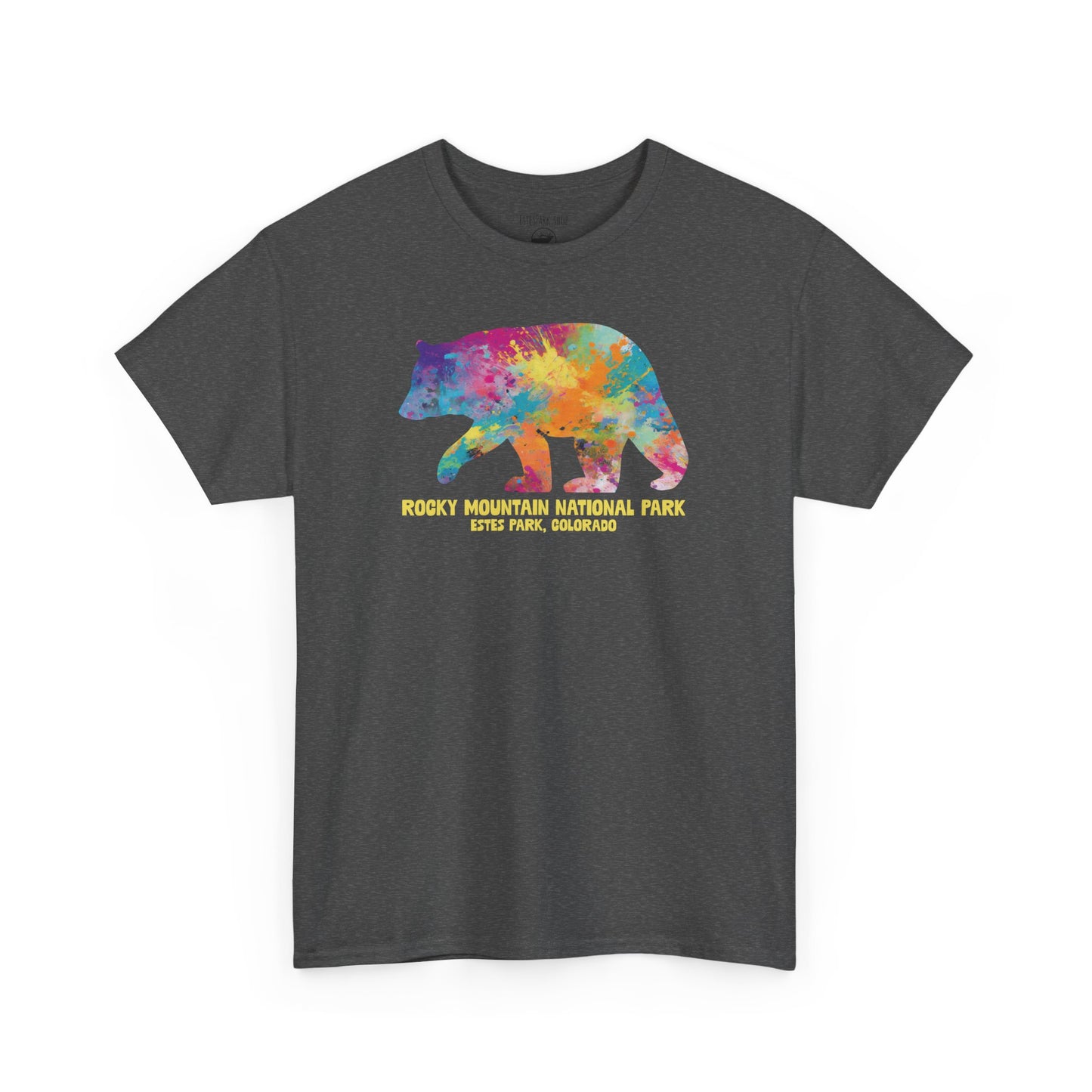 Splatter Art Bear | RMNP | Adult Cotton Tee