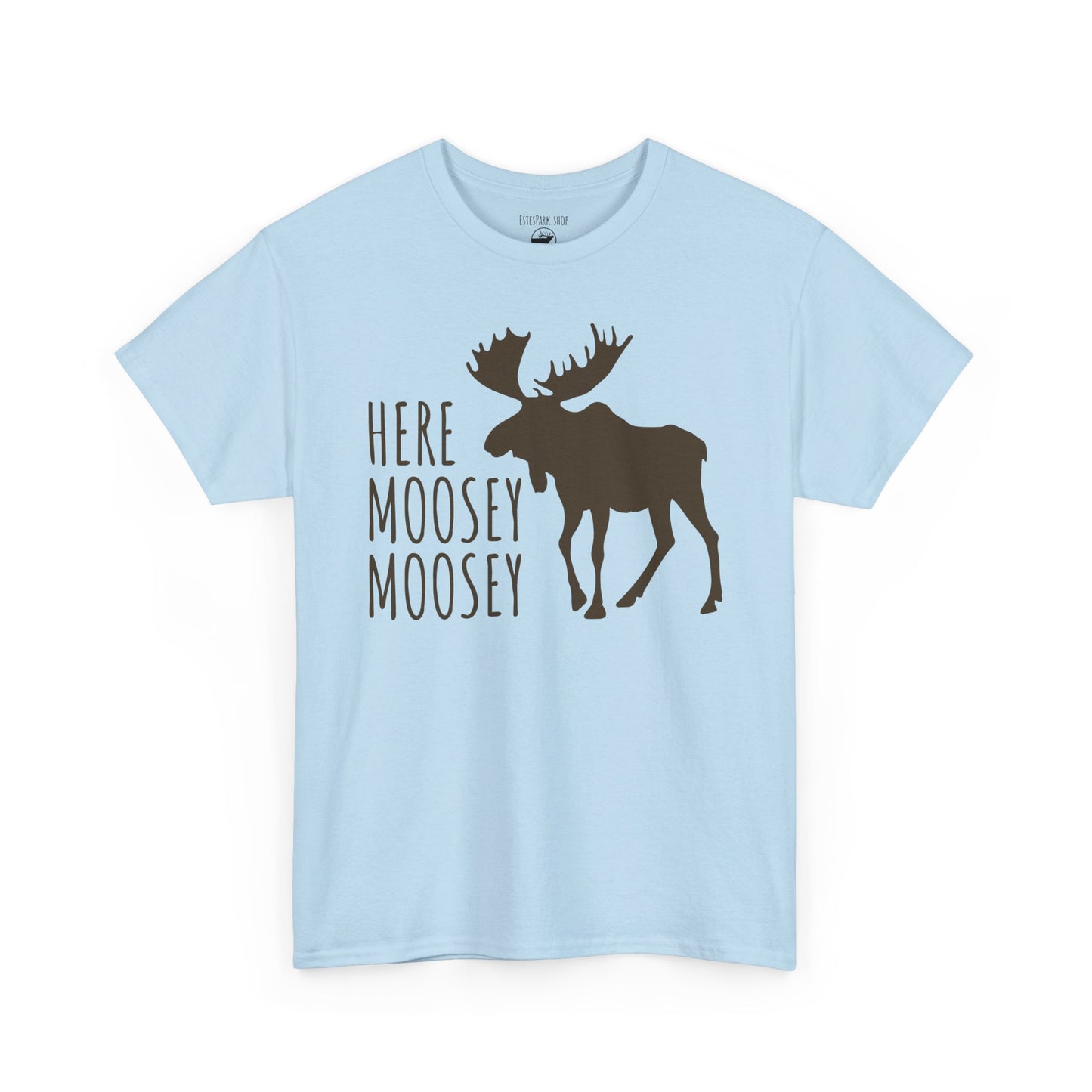 Here Moosey Moosey | Silhouette | Adult Cotton Tee