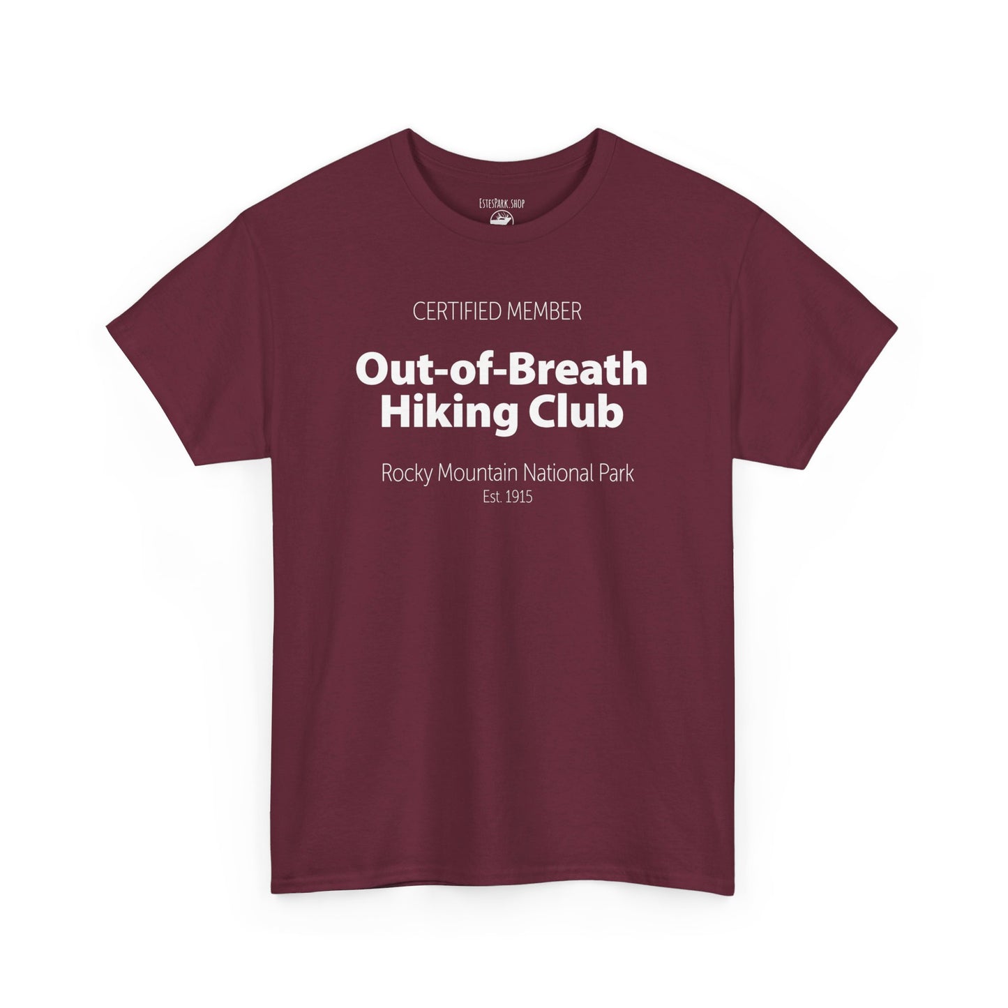 Out-of-Breath Club #2 | RMNP | Adult Cotton Tee