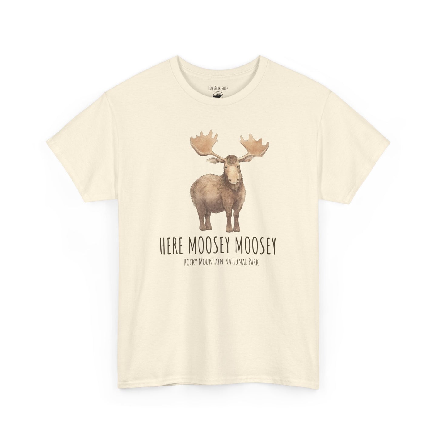 Here Moosey Moosey | Adult Cotton Tee