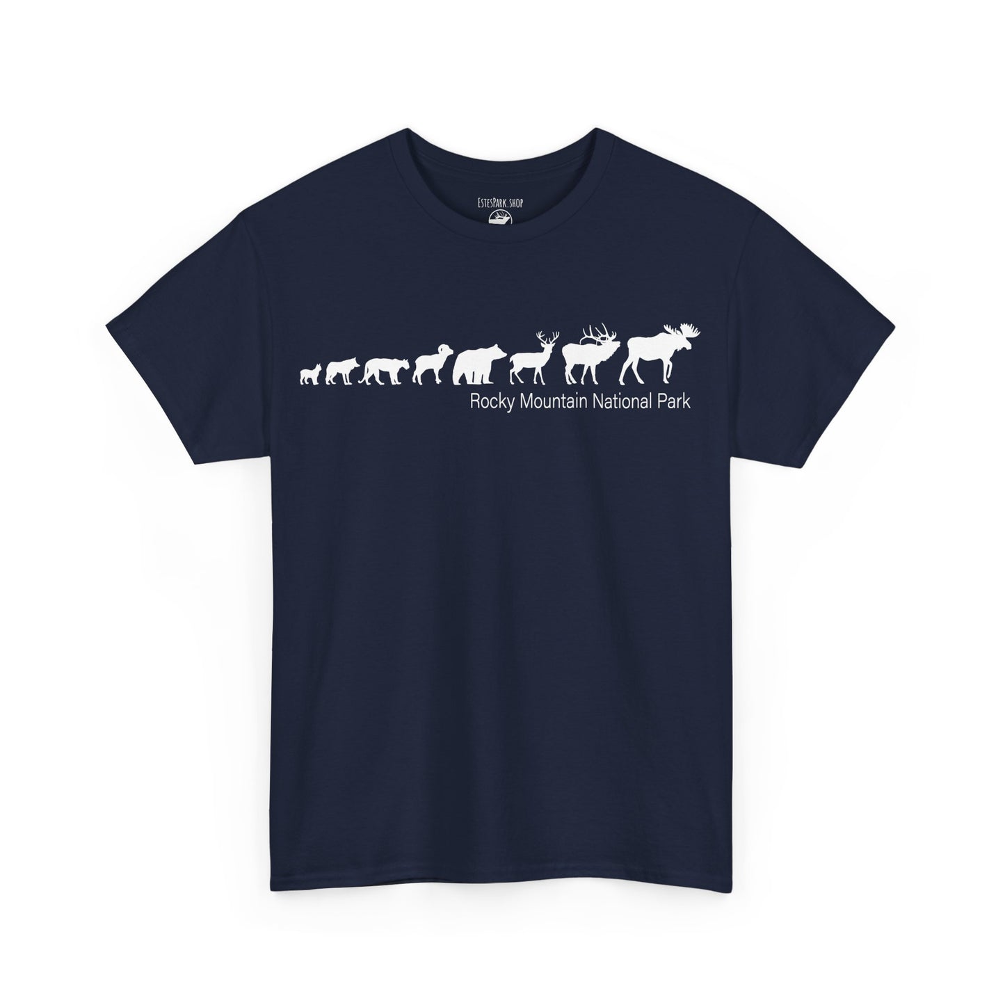 Forest Mammal Lineup | RMNP | Adult Cotton Tee