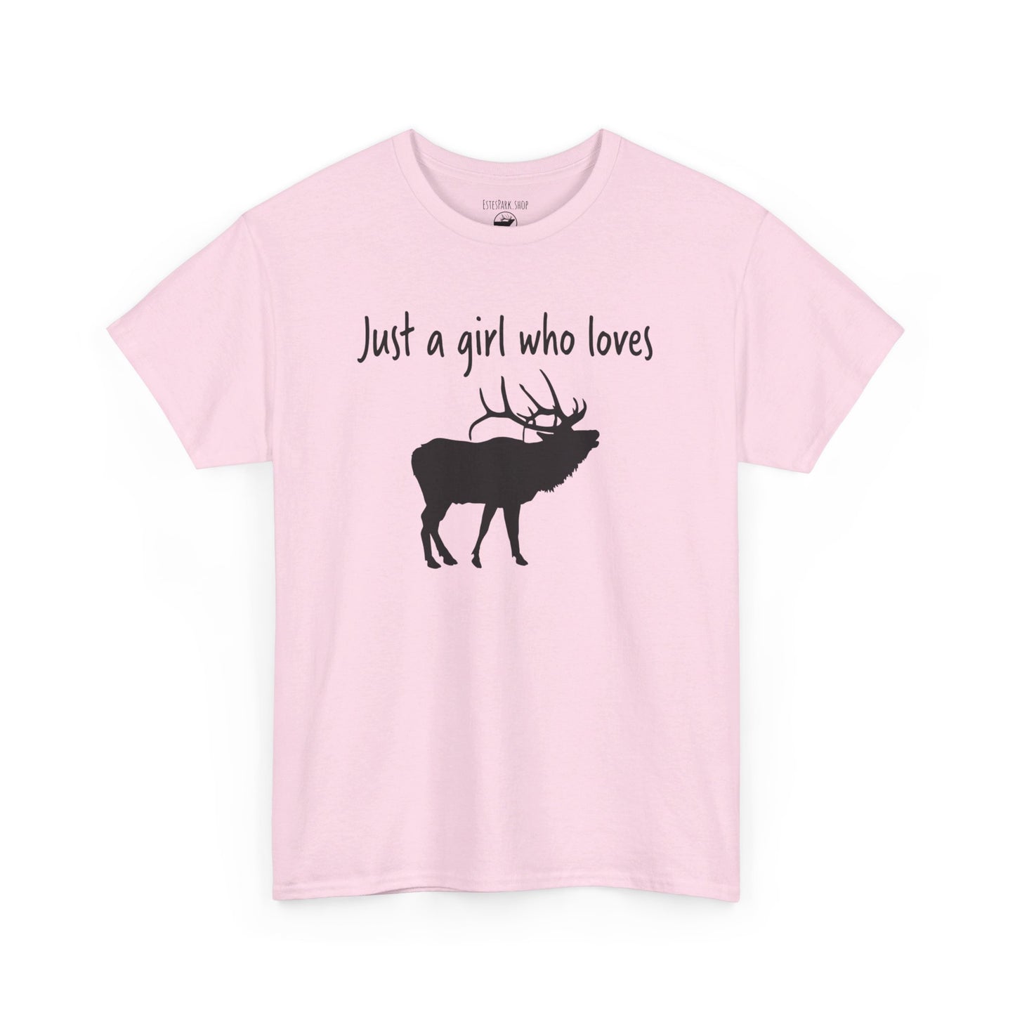 Just a Girl Who Loves Elk | RMNP | Adult Cotton Tee