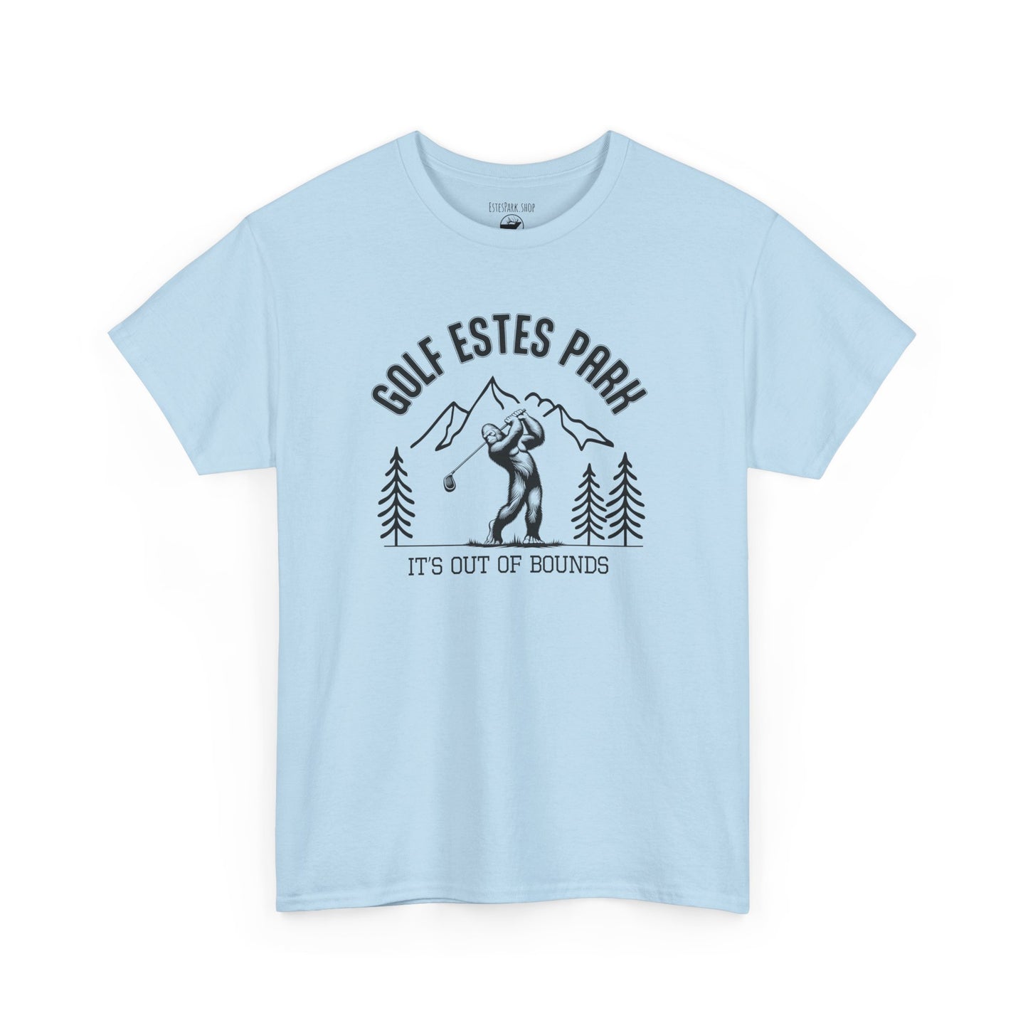 Golf Estes Park | Bigfoot | RMNP | Adult Cotton Tee