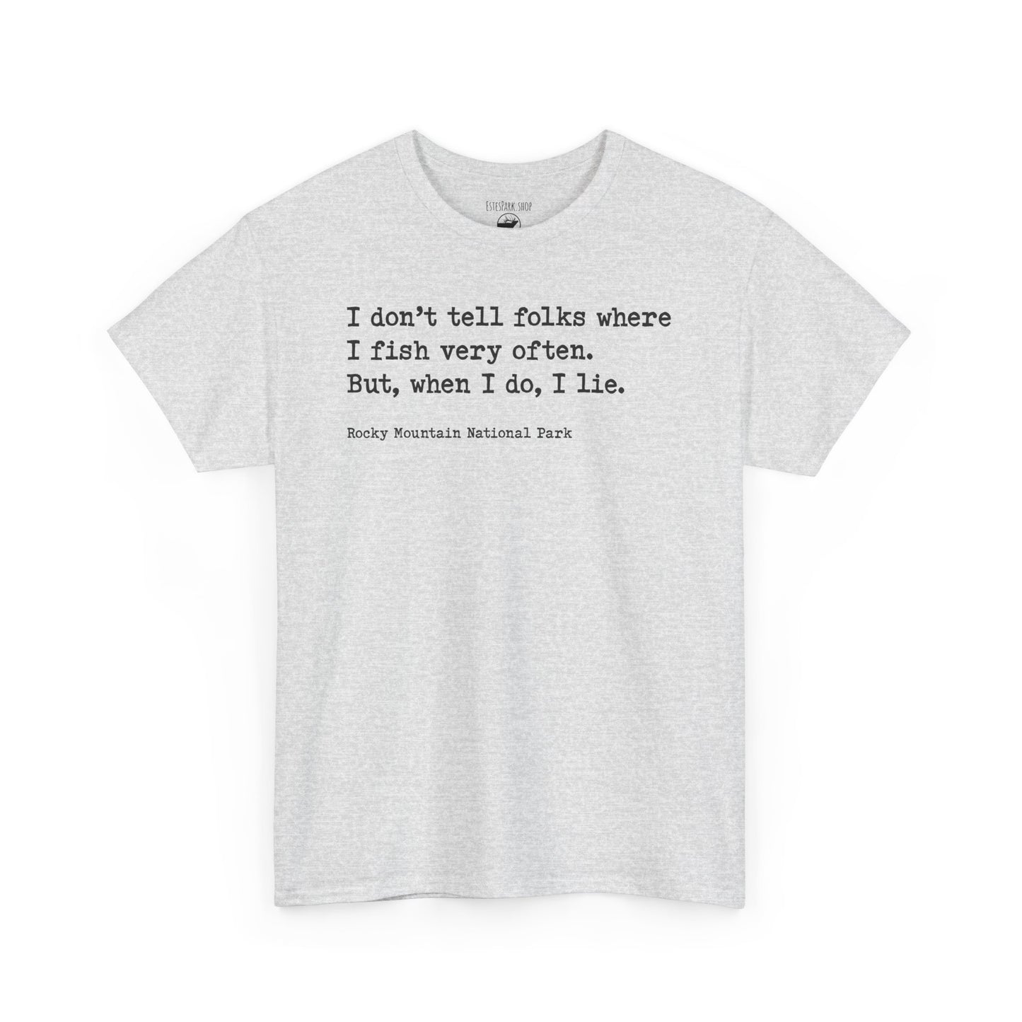 Where I Fish | RMNP | Adult Cotton Tee