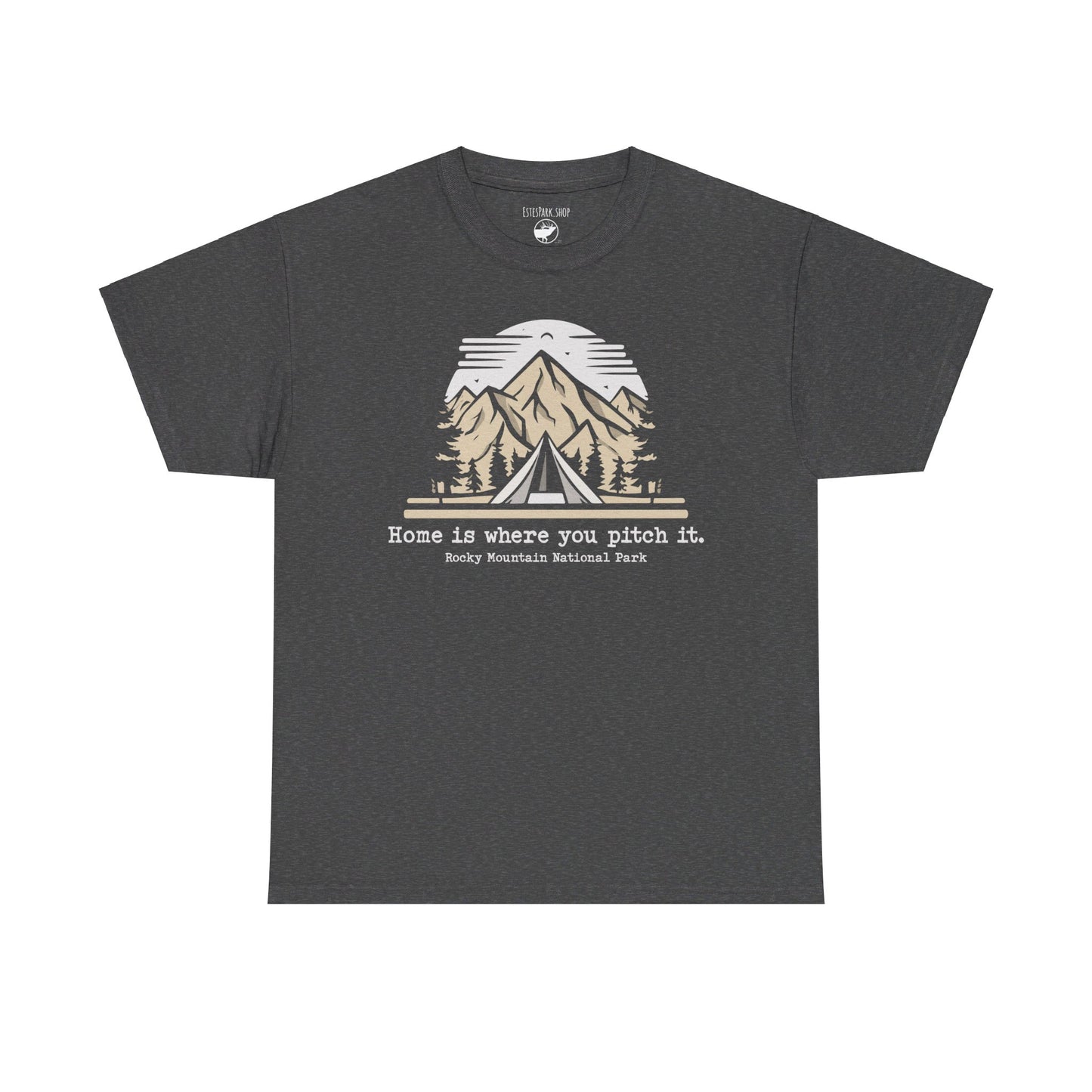 Home Is Where You Pitch It | RMNP | Adult Cotton Tee