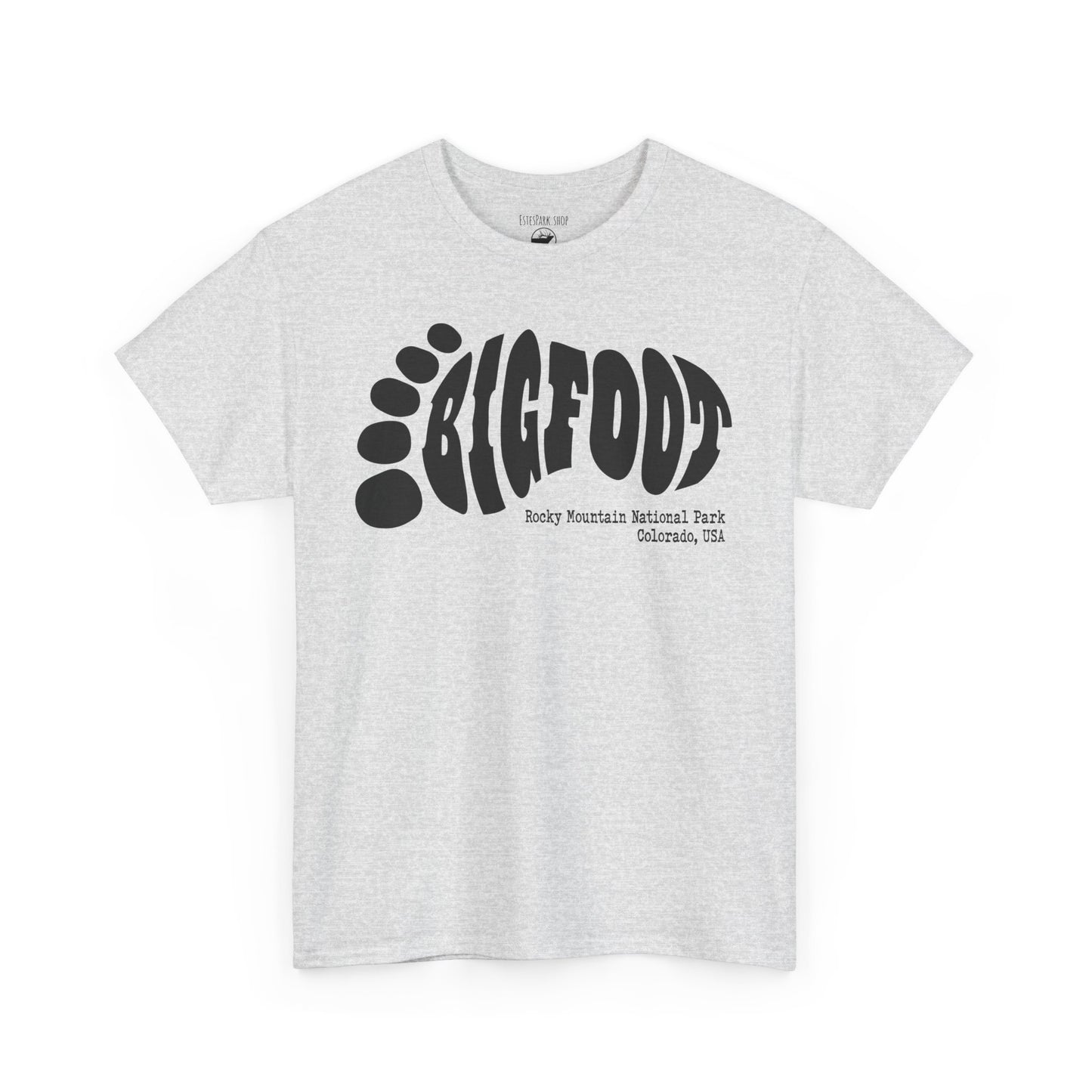Bigfoot Footprint | RMNP | Adult Cotton Tee