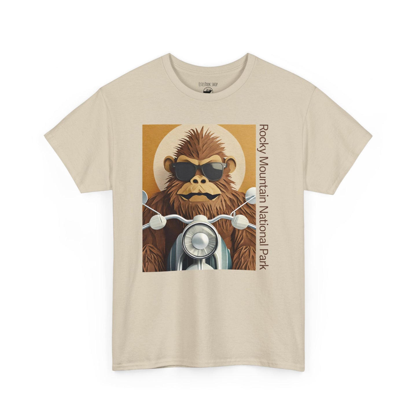 Cruisin' With Bigfoot | Layered Paper | RMNP | Adult Cotton Tee