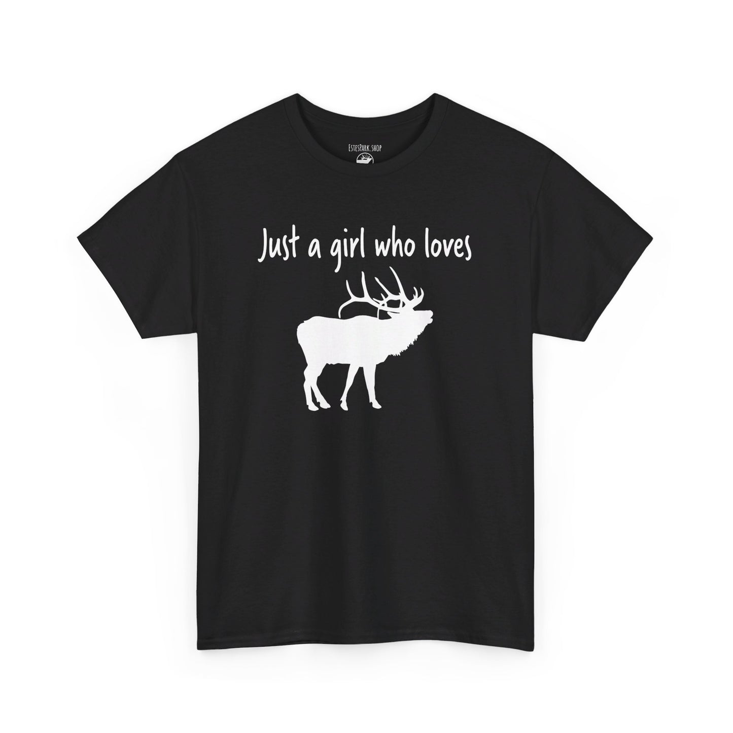 Just a Girl Who Loves Elk | RMNP | Adult Cotton Tee