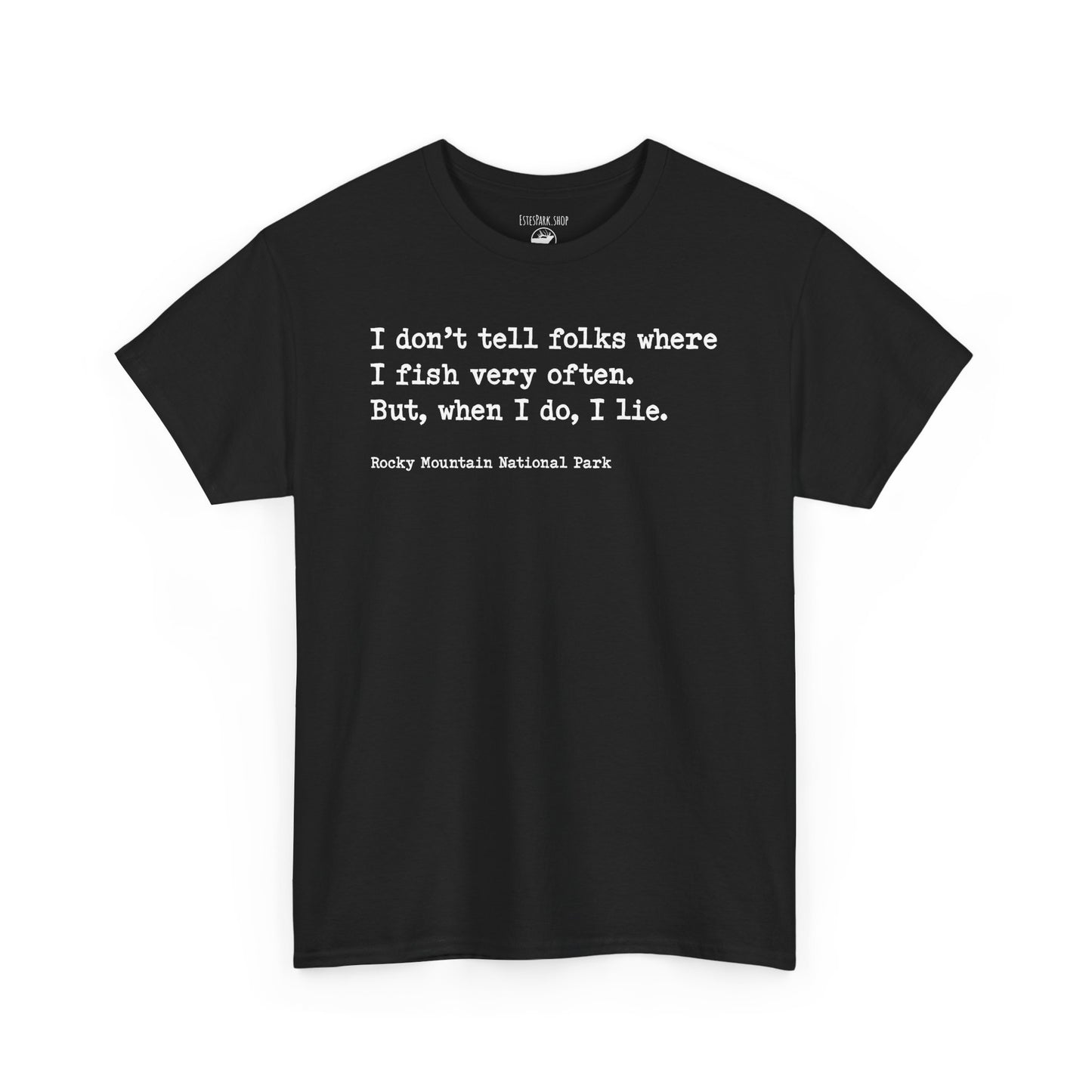 Where I Fish | RMNP | Adult Cotton Tee