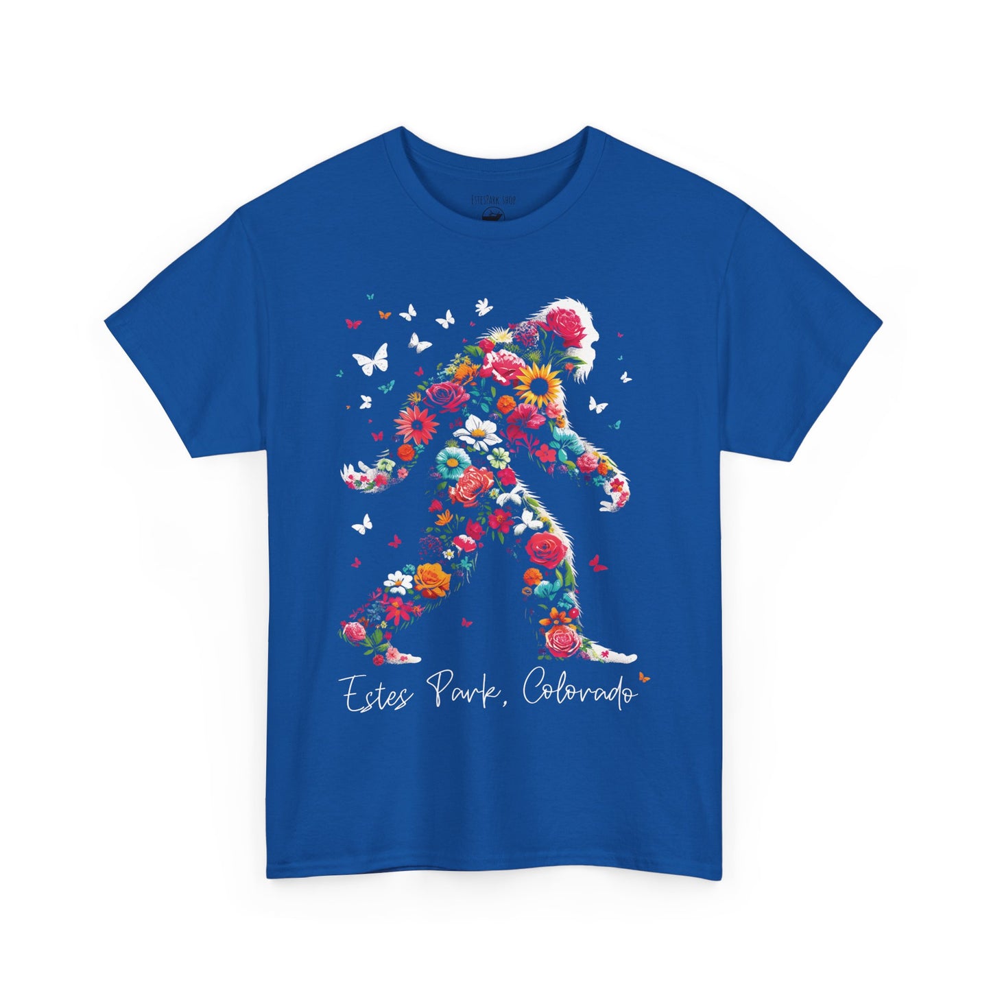 Flower Powered Squatch | Bigfoot | Heavy Cotton Tee