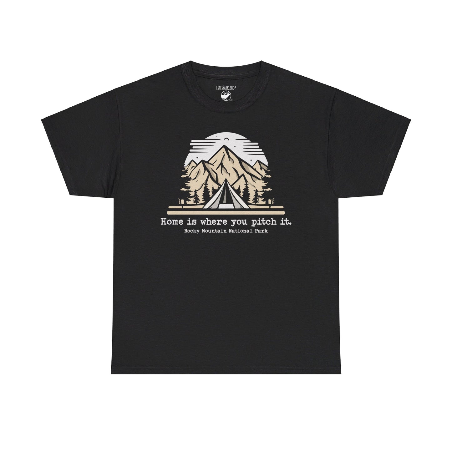 Home Is Where You Pitch It | RMNP | Adult Cotton Tee