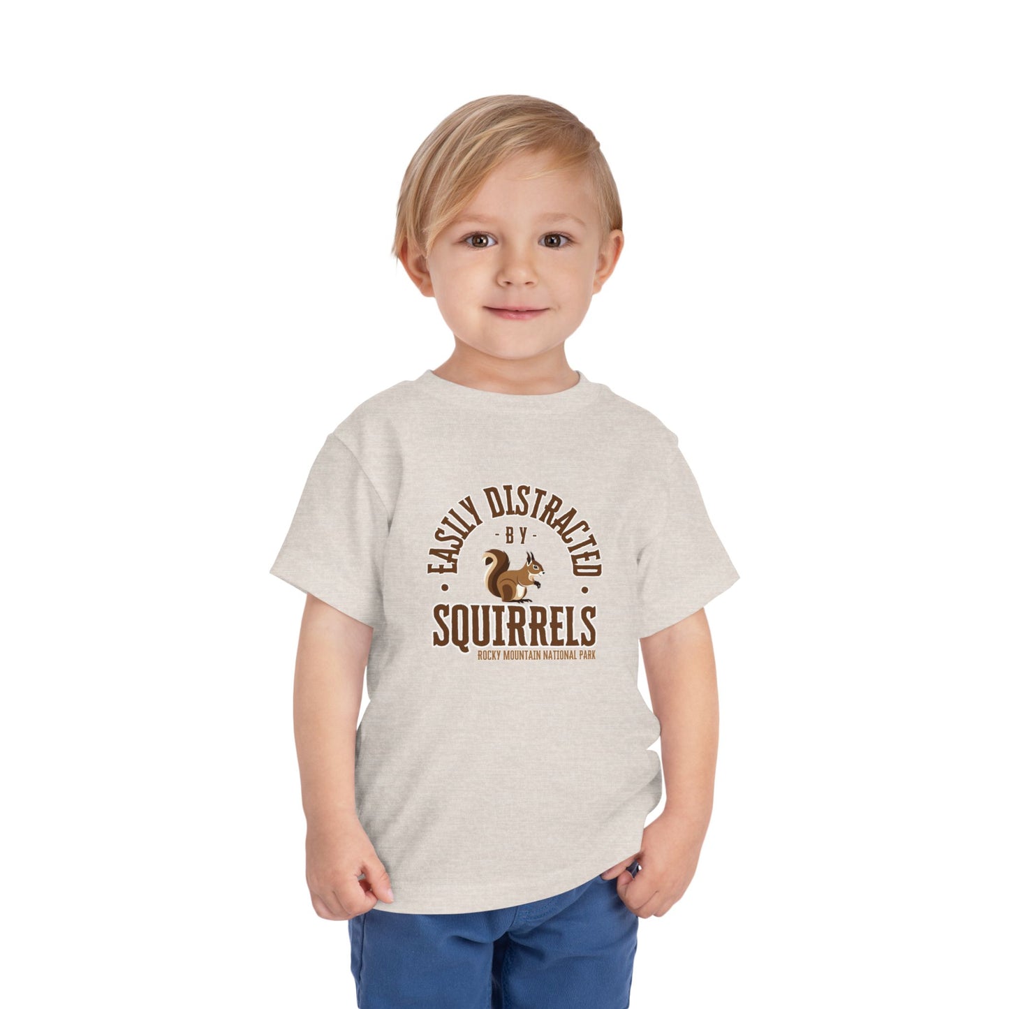 Easily Distracted by Squirrels | RMNP | Cotton Toddler Tshirt