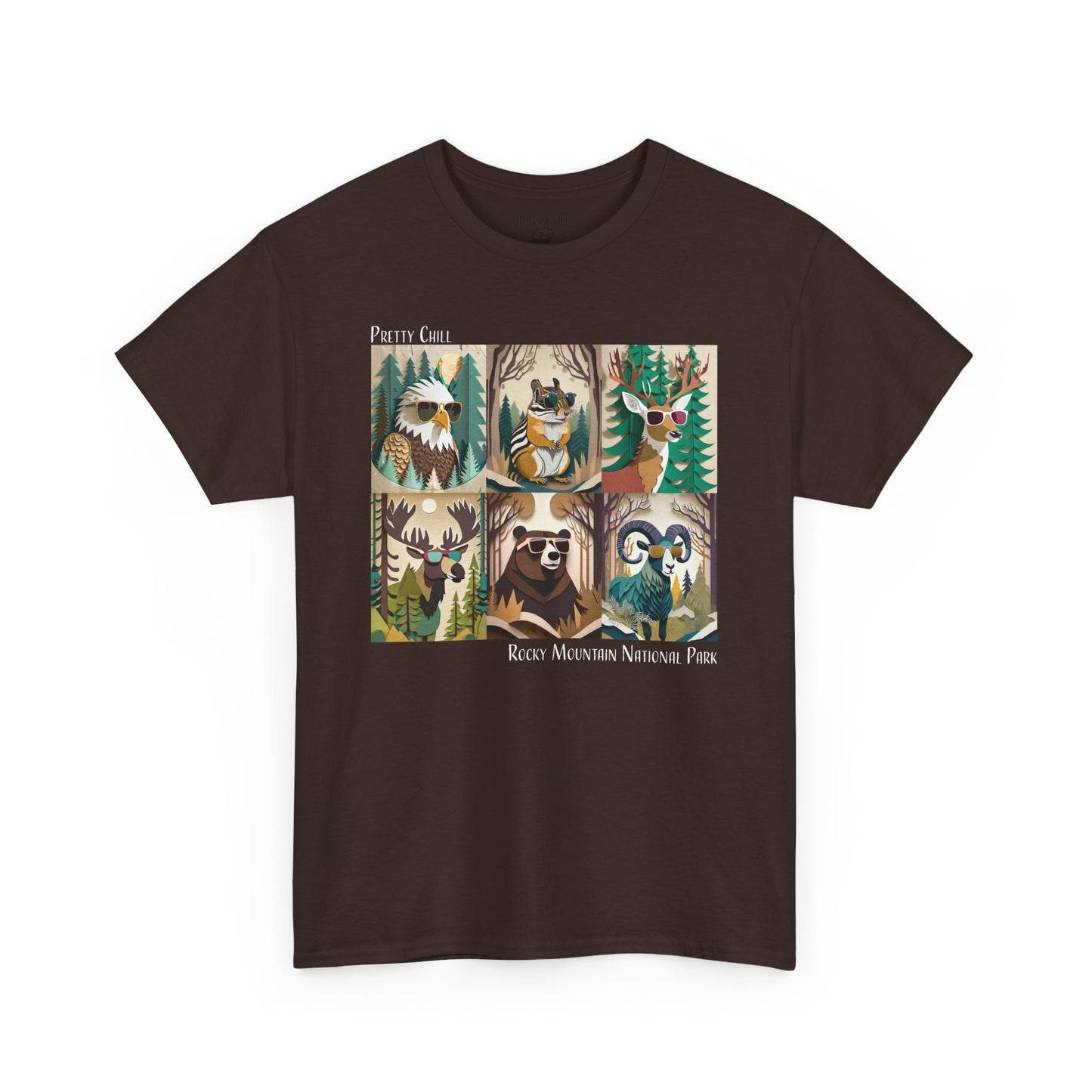 The Super Six | Layered Paper | RMNP | Adult Cotton Tee
