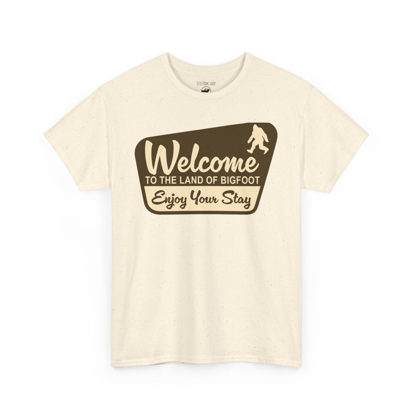 Welcome to the Land of Bigfoot | Bigfoot | Adult Cotton Tee