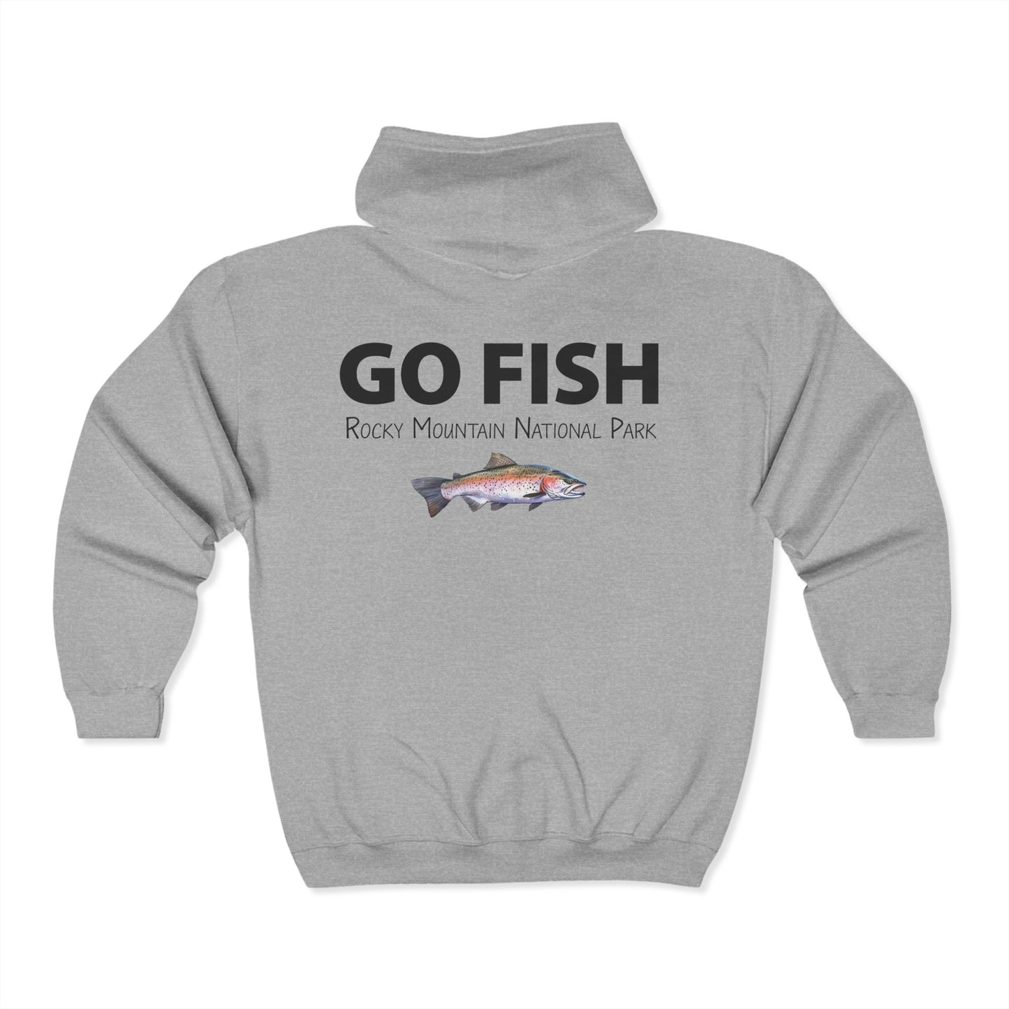 Go Fish | RMNP | Heavy Blend Zippered Hoodie