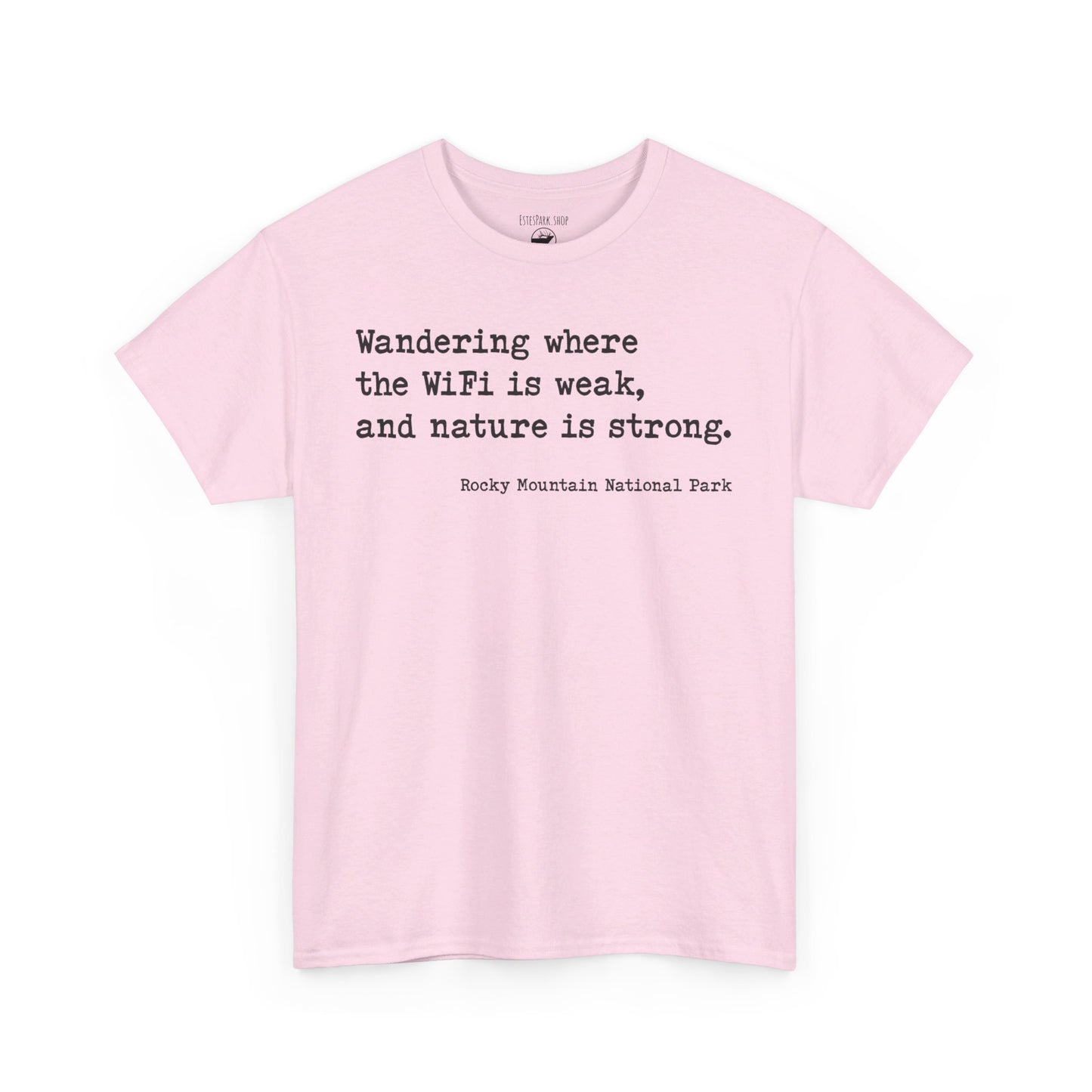 Wander Where the Wifi is Weak | RMNP | Adult Cotton Tee