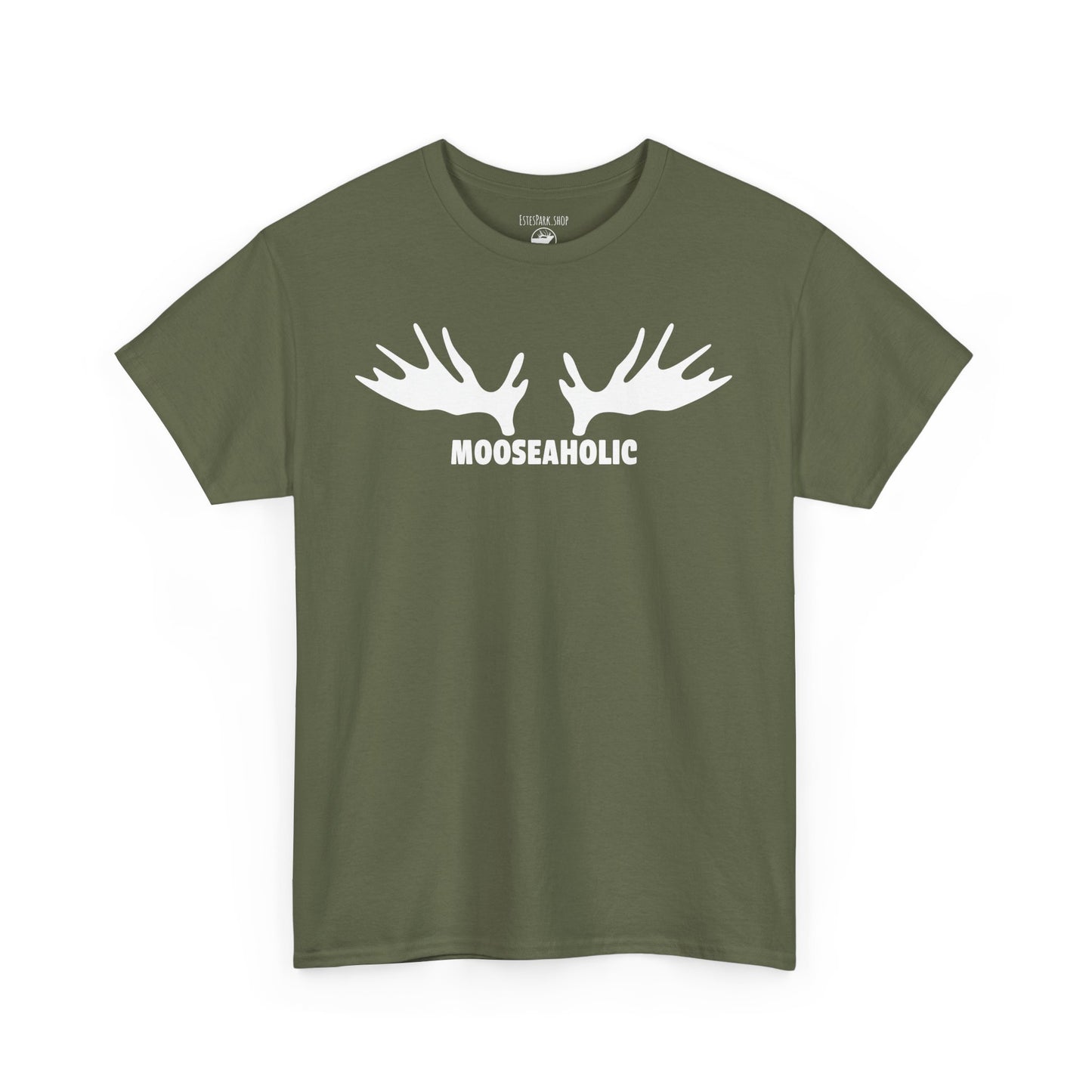 MOOSEAHOLIC | Adult Cotton Tee