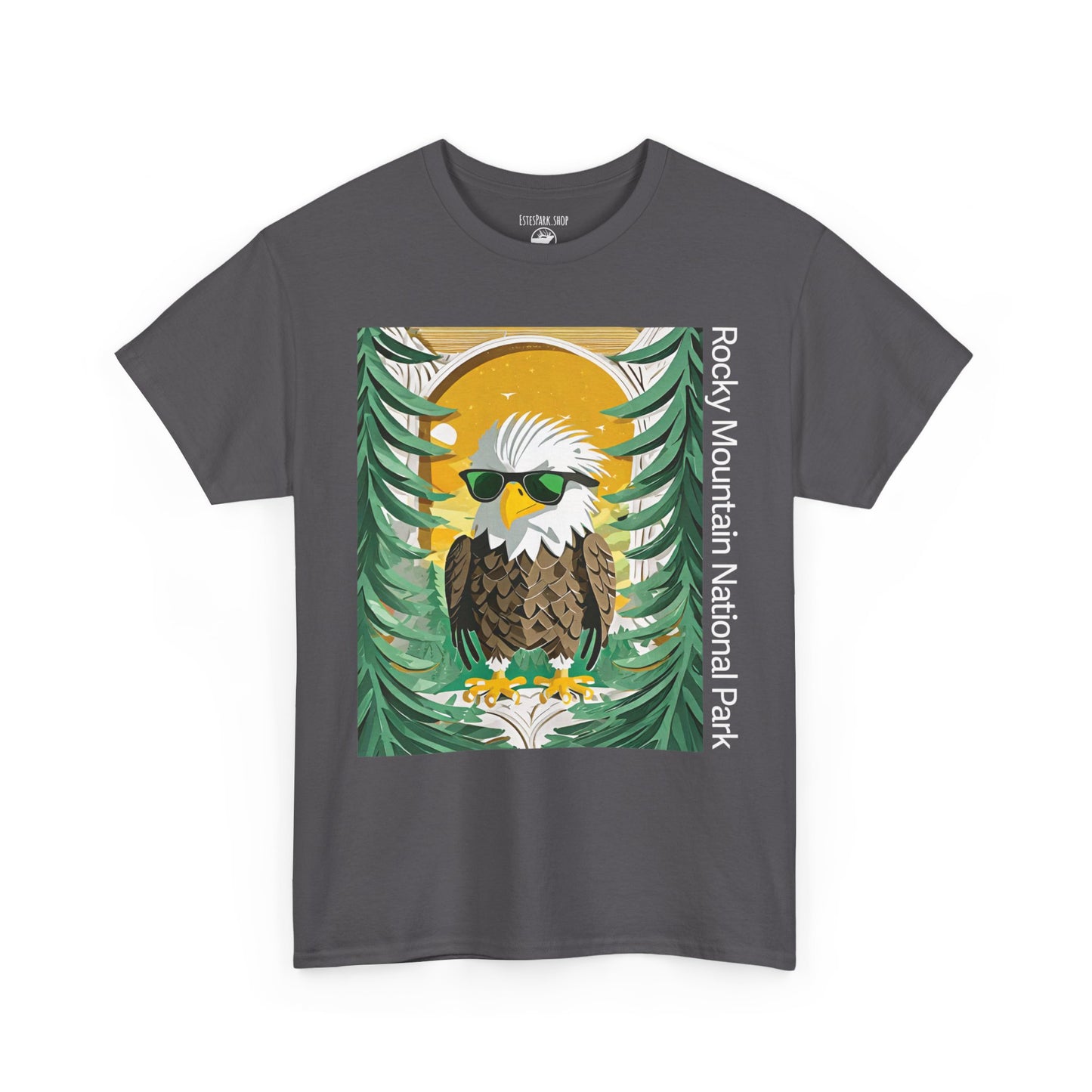 Bald Eagle | Layered Paper | RMNP | Adult Cotton Tee