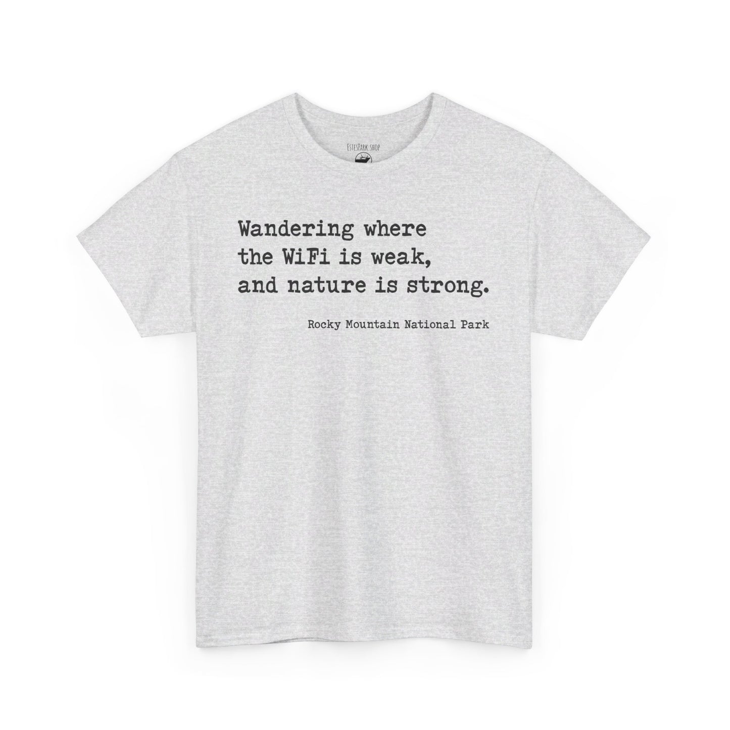 Wander Where the Wifi is Weak | RMNP | Adult Cotton Tee