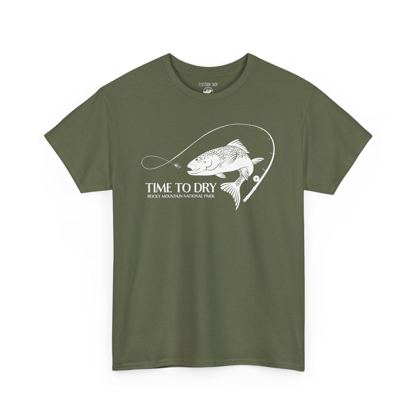 Time to Dry | RMNP | Adult Cotton Tee