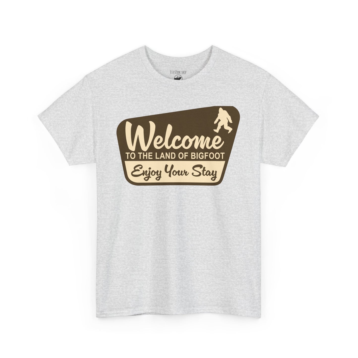 Welcome to the Land of Bigfoot | Bigfoot | Adult Cotton Tee