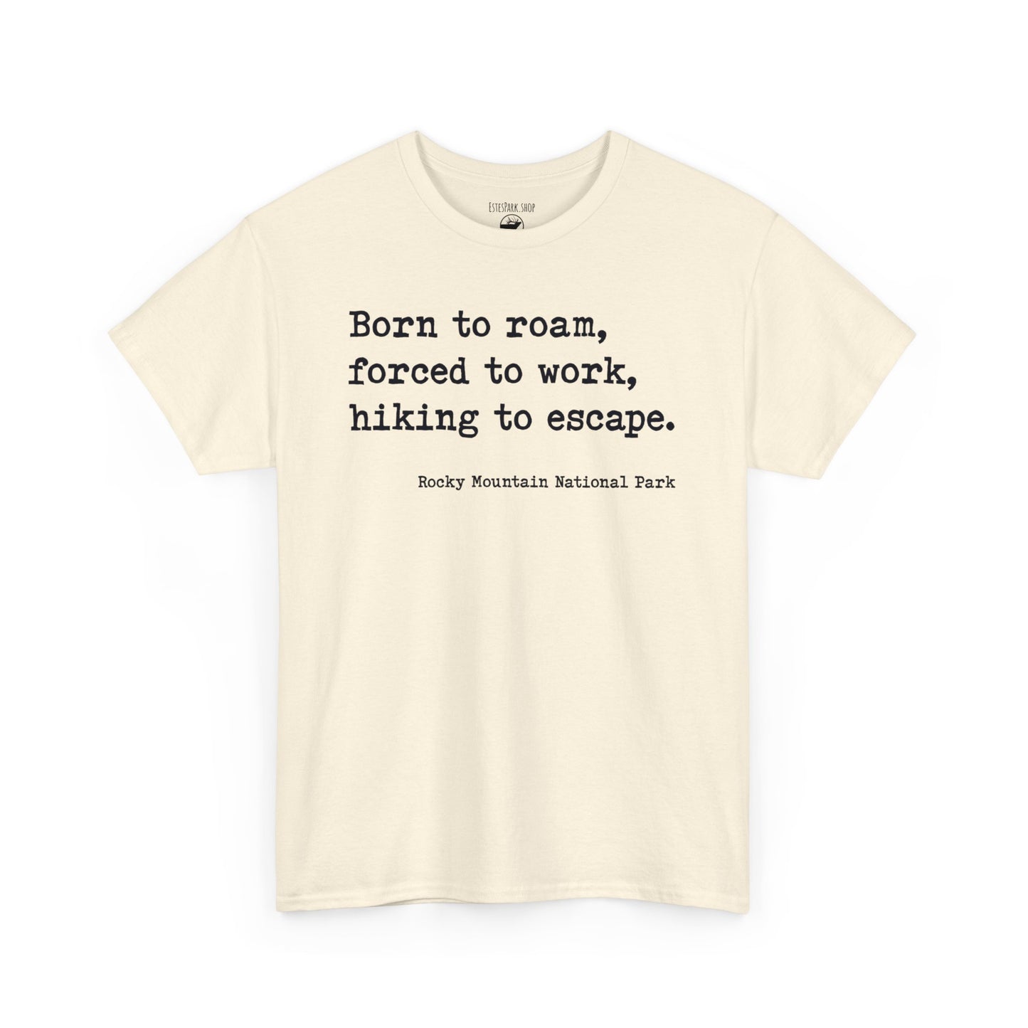 Born to Roam | RMNP | Adult Cotton Tee