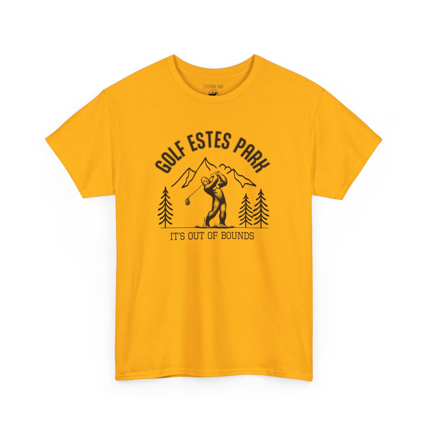 Golf Estes Park | Bigfoot | RMNP | Adult Cotton Tee