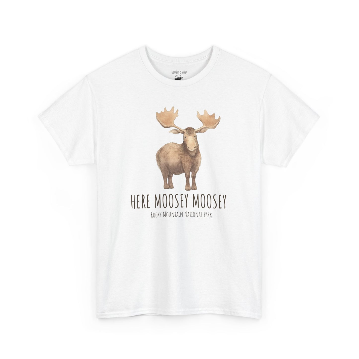 Here Moosey Moosey | Adult Cotton Tee