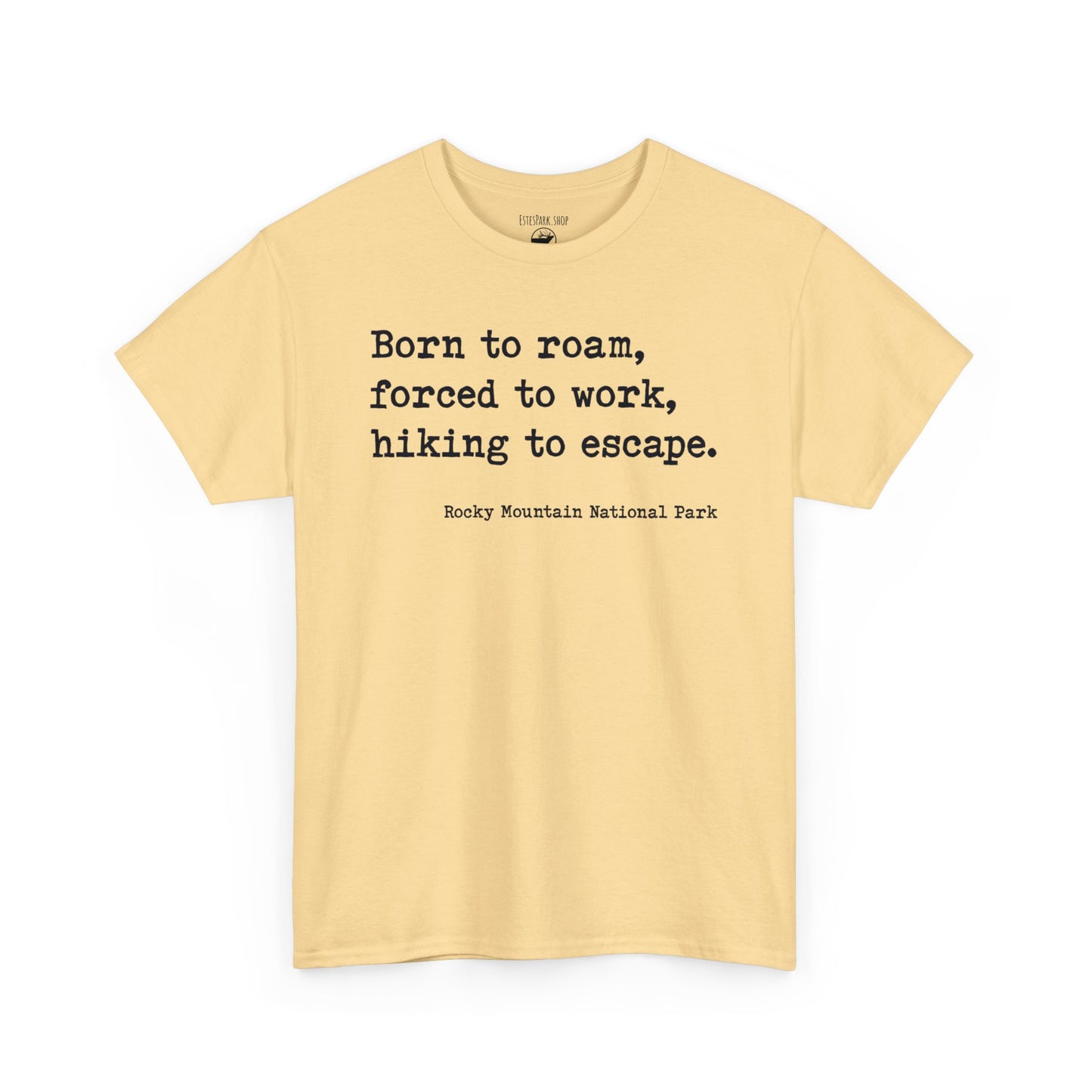 Born to Roam | RMNP | Adult Cotton Tee