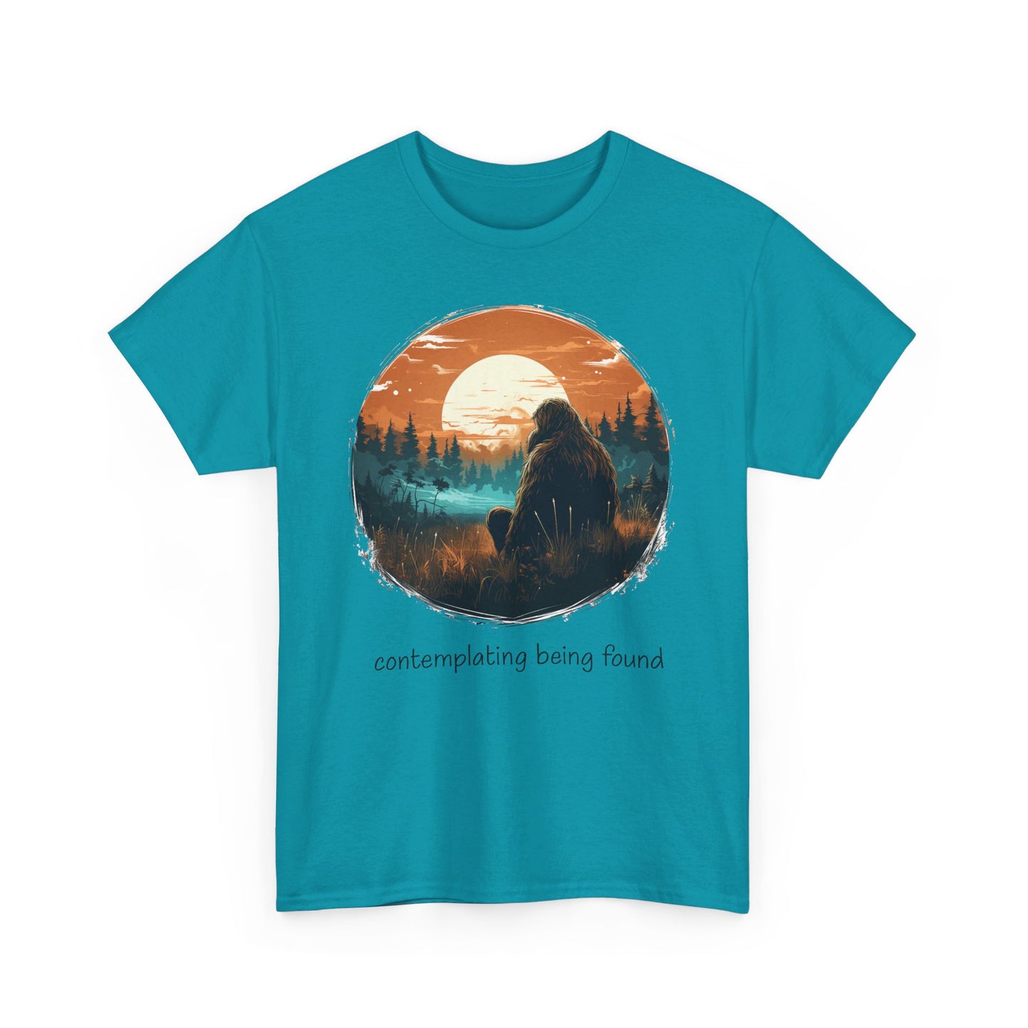 Contemplating Being Found | Bigfoot | Adult Cotton Tee
