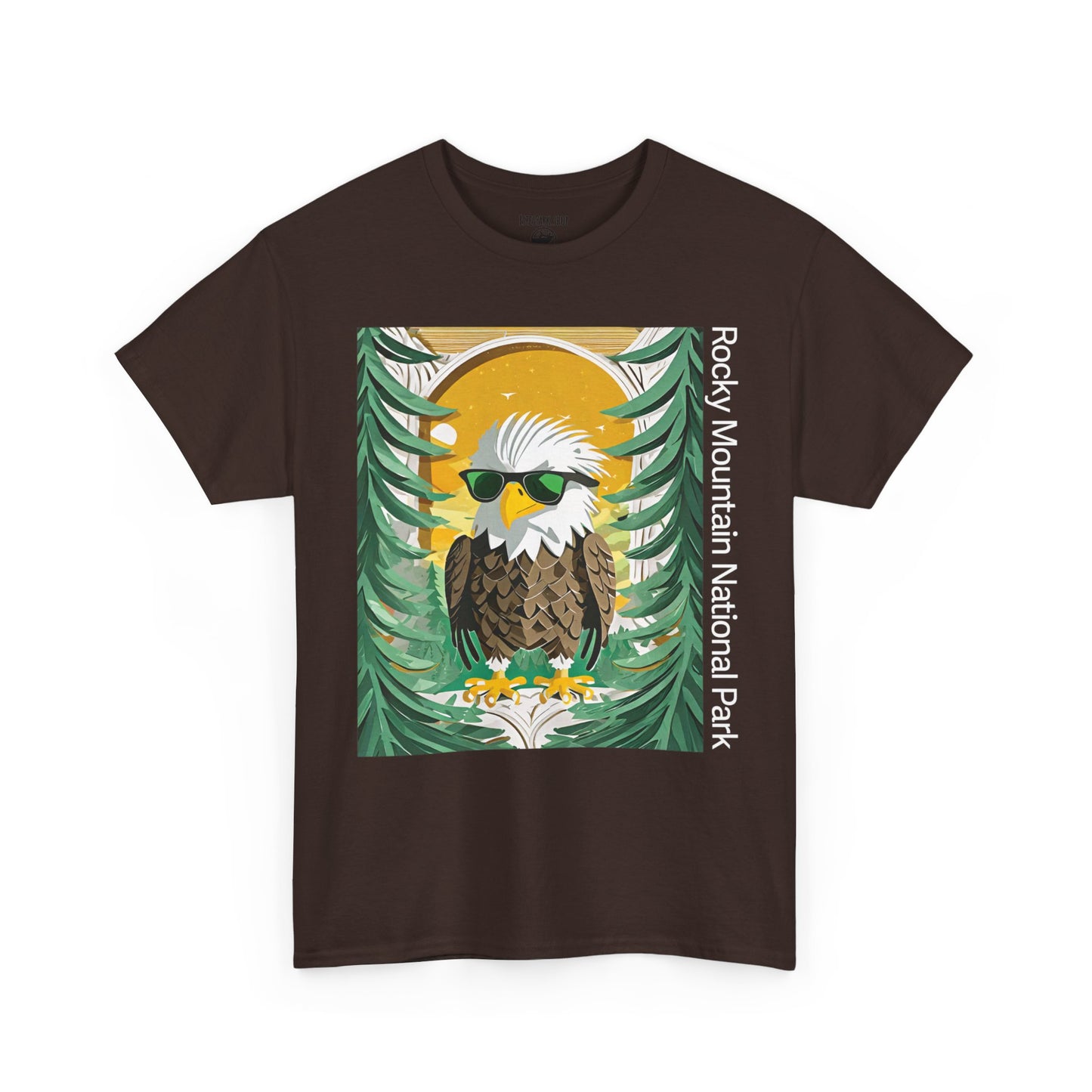 Bald Eagle | Layered Paper | RMNP | Adult Cotton Tee