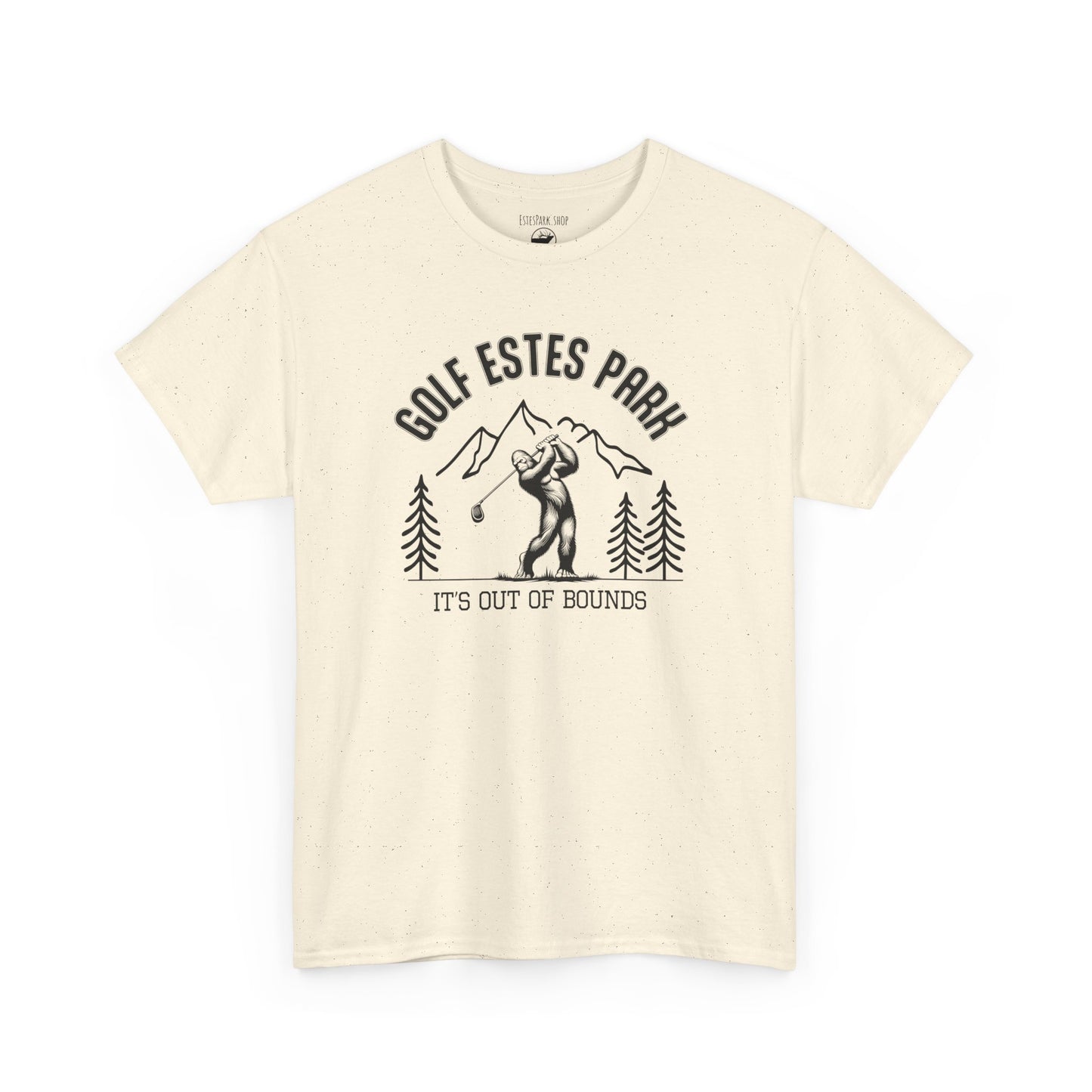 Golf Estes Park | Bigfoot | RMNP | Adult Cotton Tee