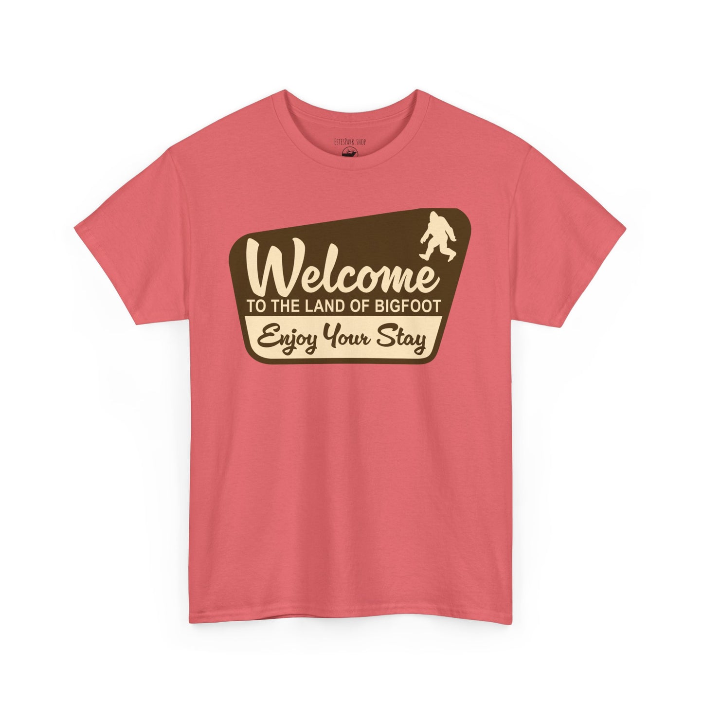 Welcome to the Land of Bigfoot | Bigfoot | Adult Cotton Tee