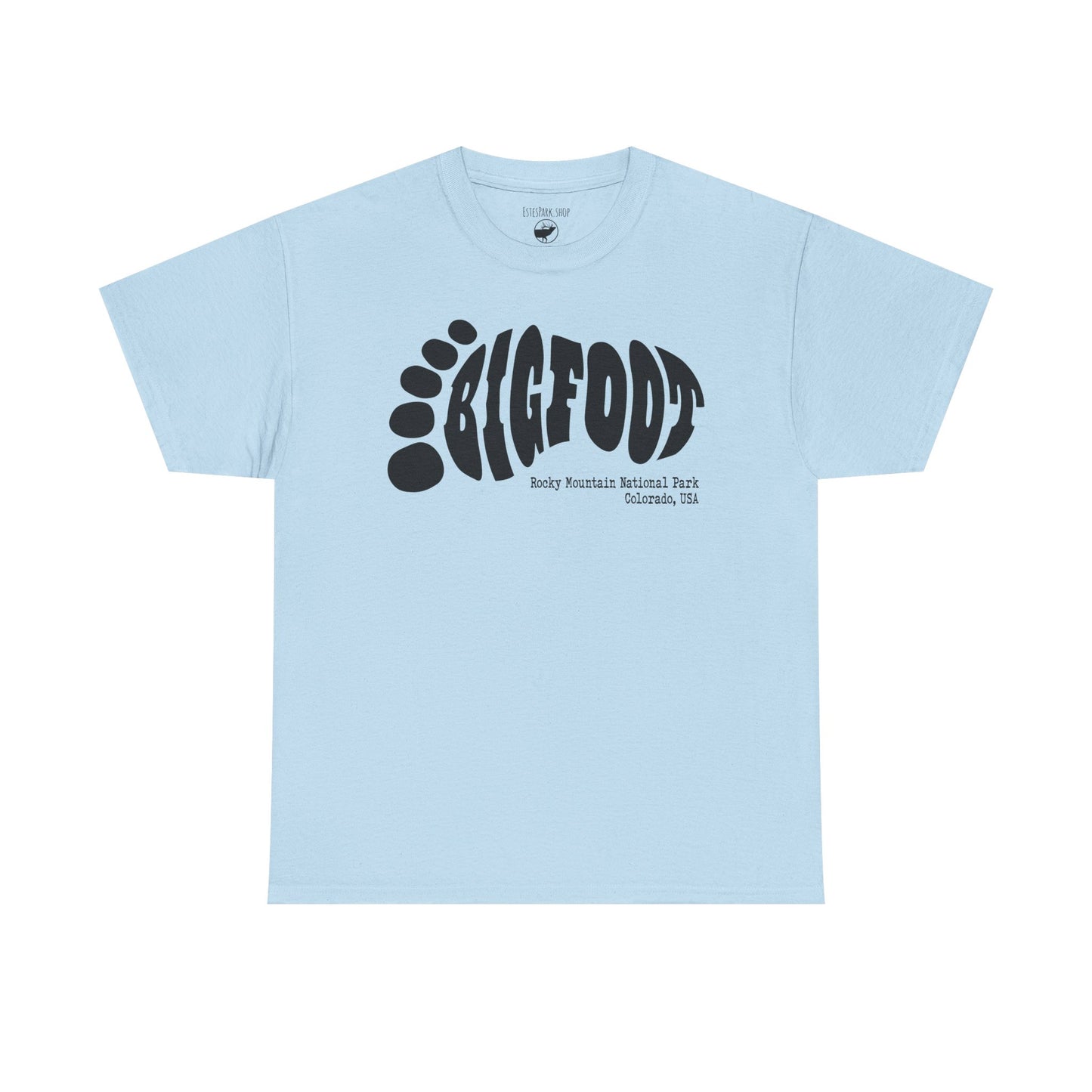 Bigfoot Footprint | RMNP | Adult Cotton Tee