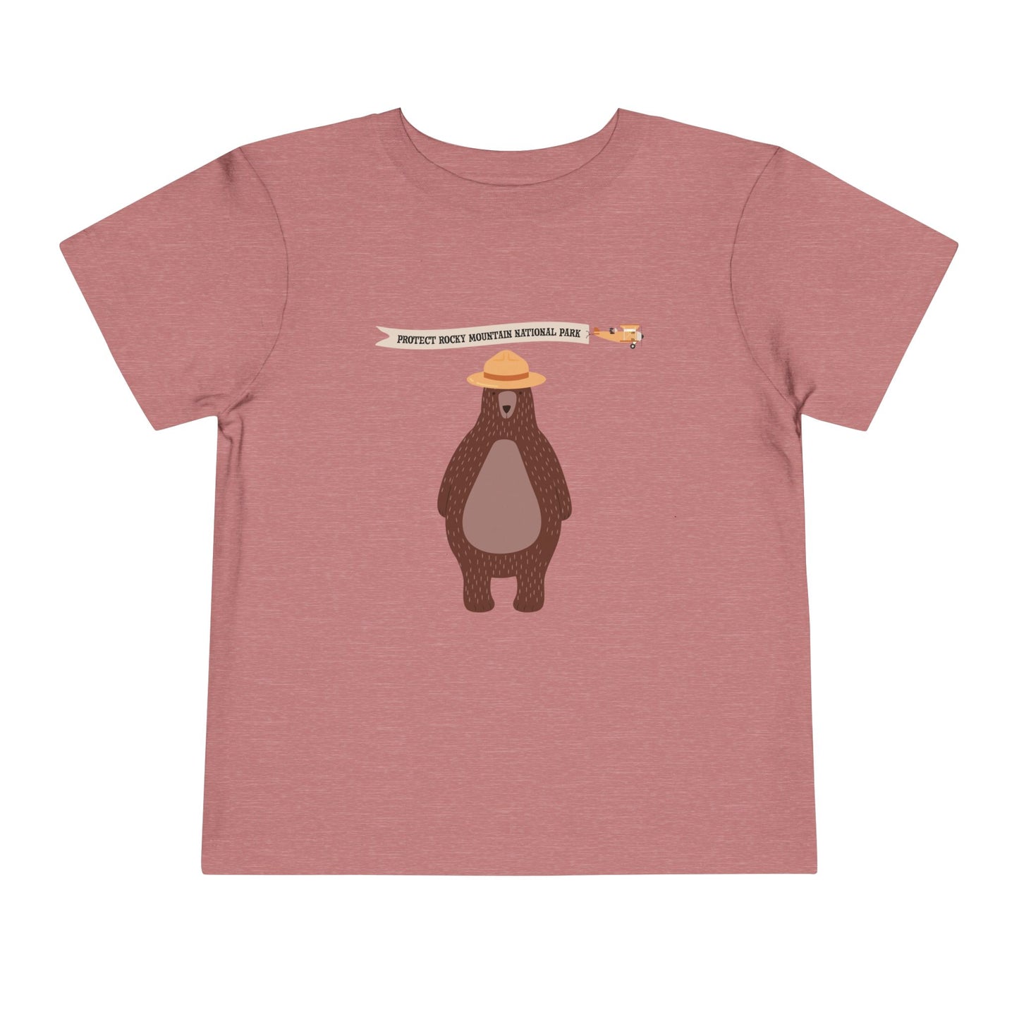Bear Ranger | Protect Rocky Mountain National Park | RMNP | Cotton Toddler Tshirt